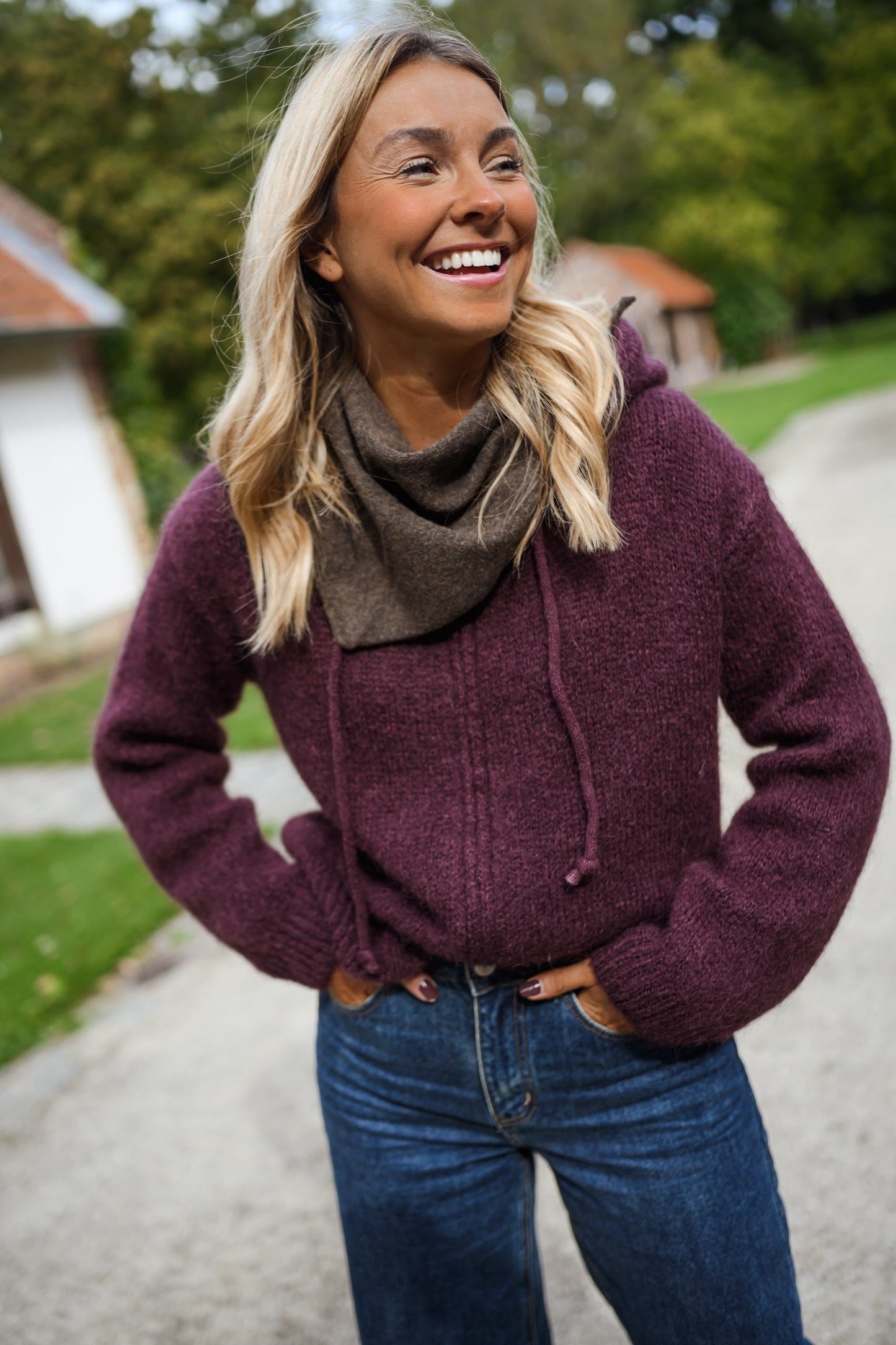 Chocolate Demi Scarf