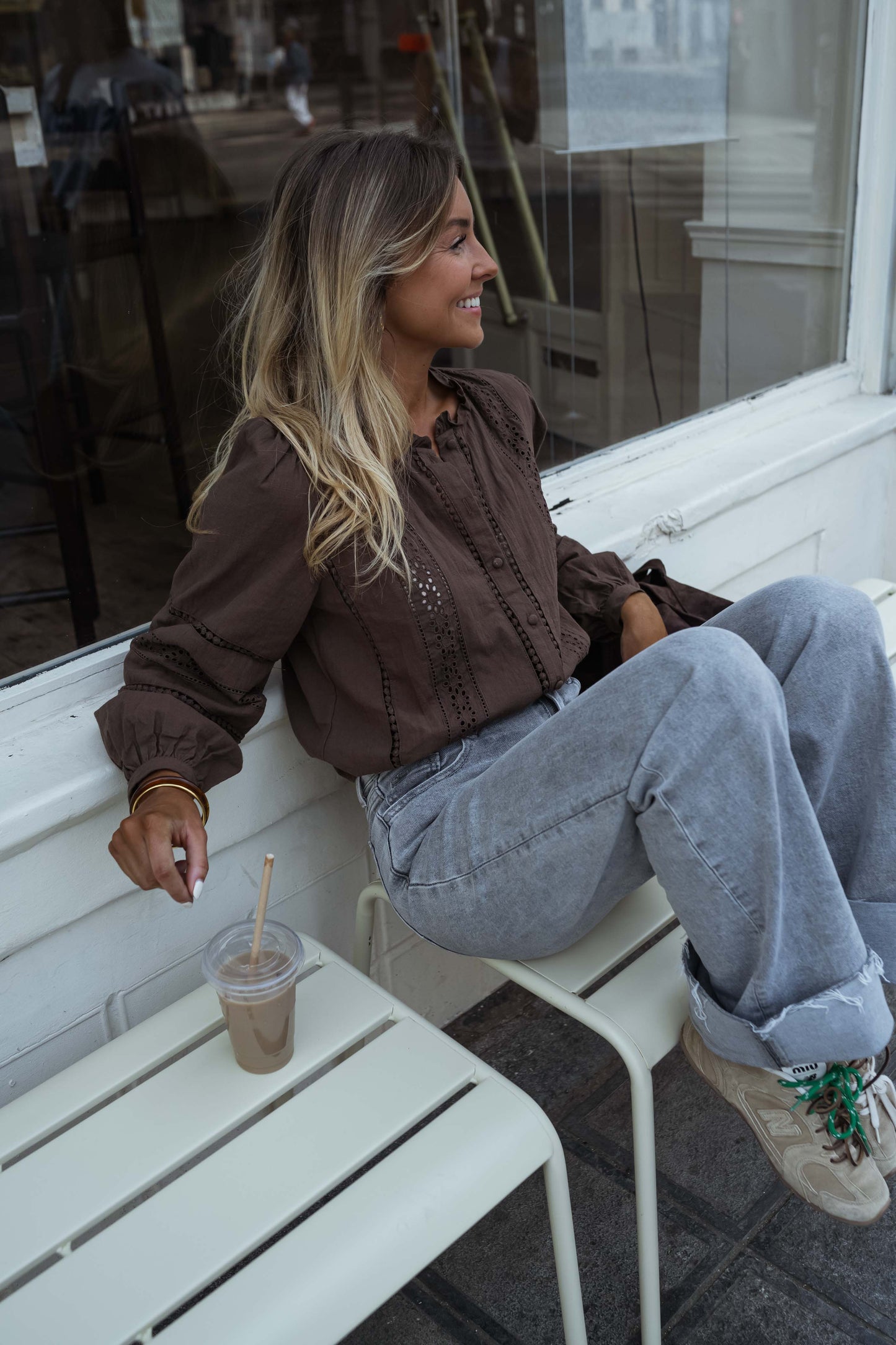 Chocolate Grain Blouse