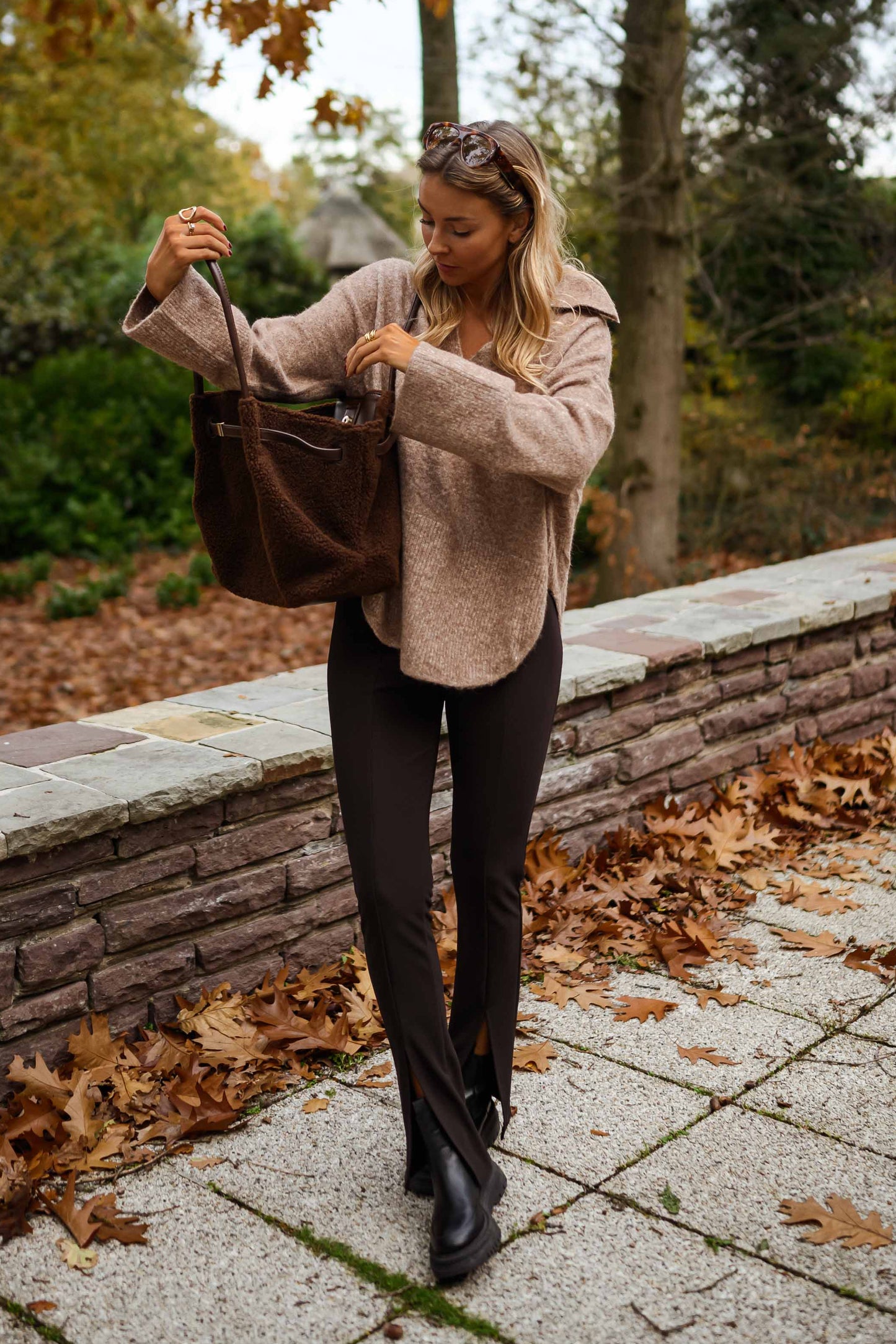 Chocolate Janice Leggings