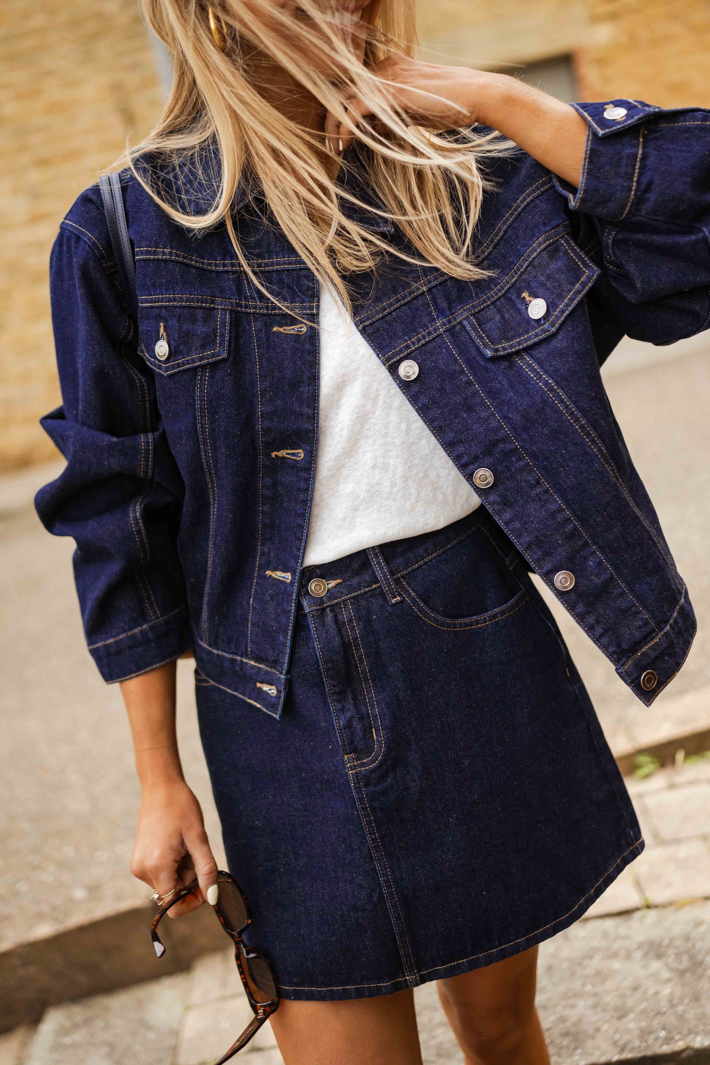 Dark Blue Denim Roma Jacket