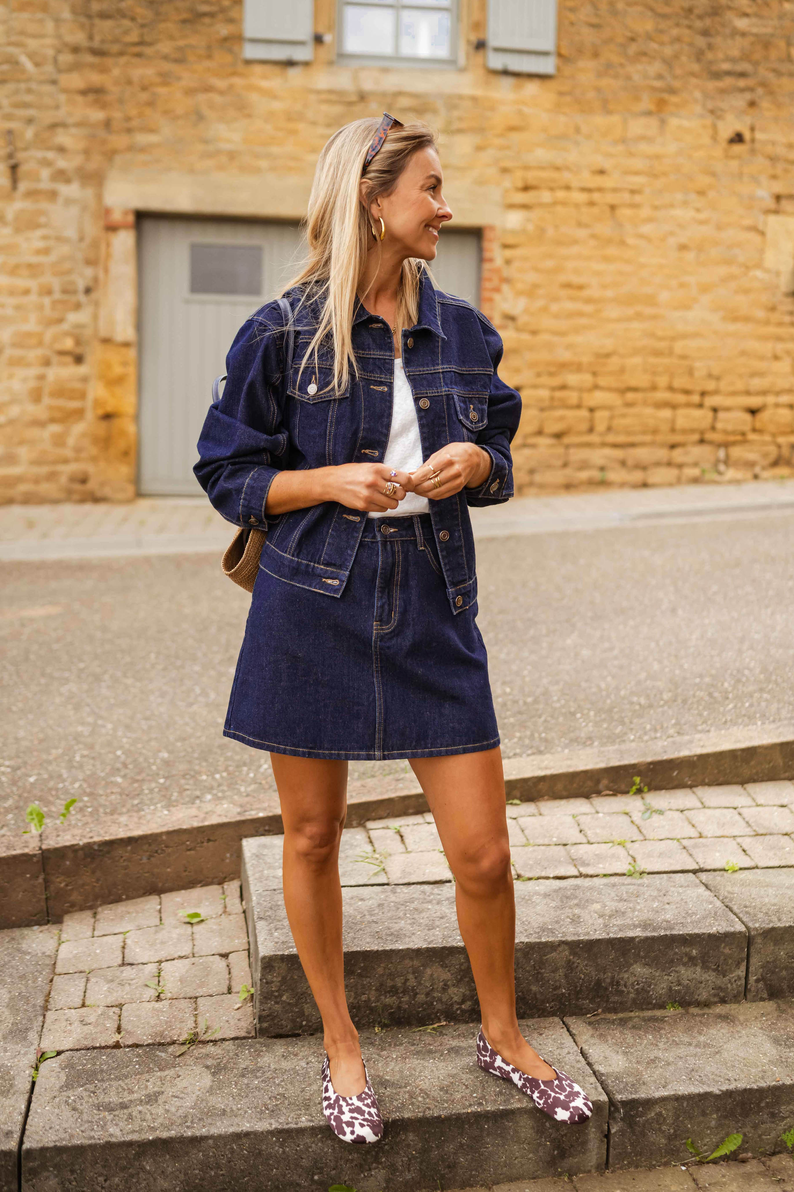 Dark Blue Denim Roma Jacket
