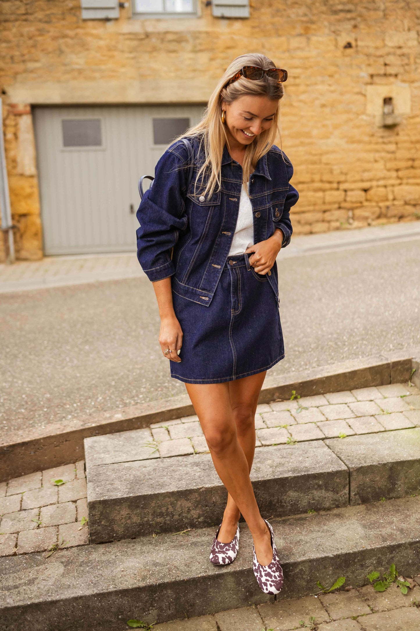 Dark Blue Denim Roma Jacket