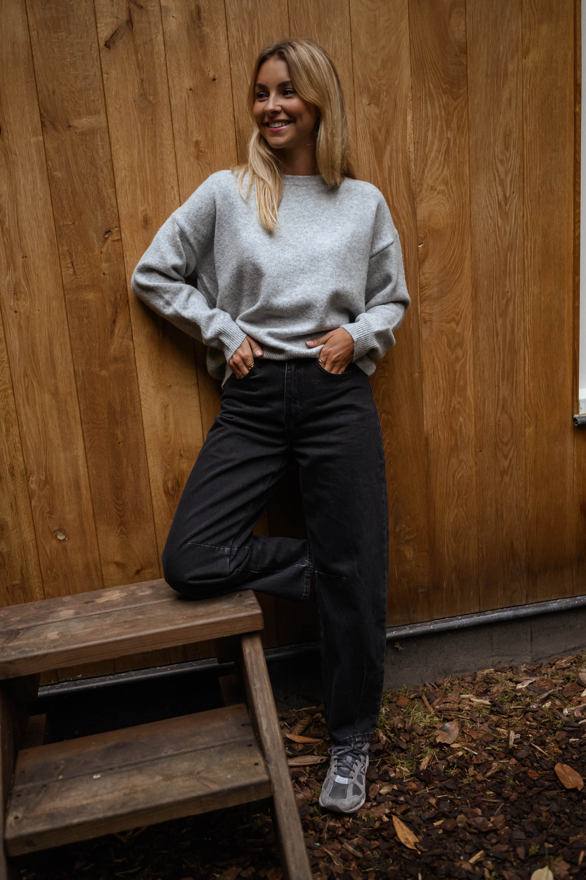 Dark Grey Brandy Jeans