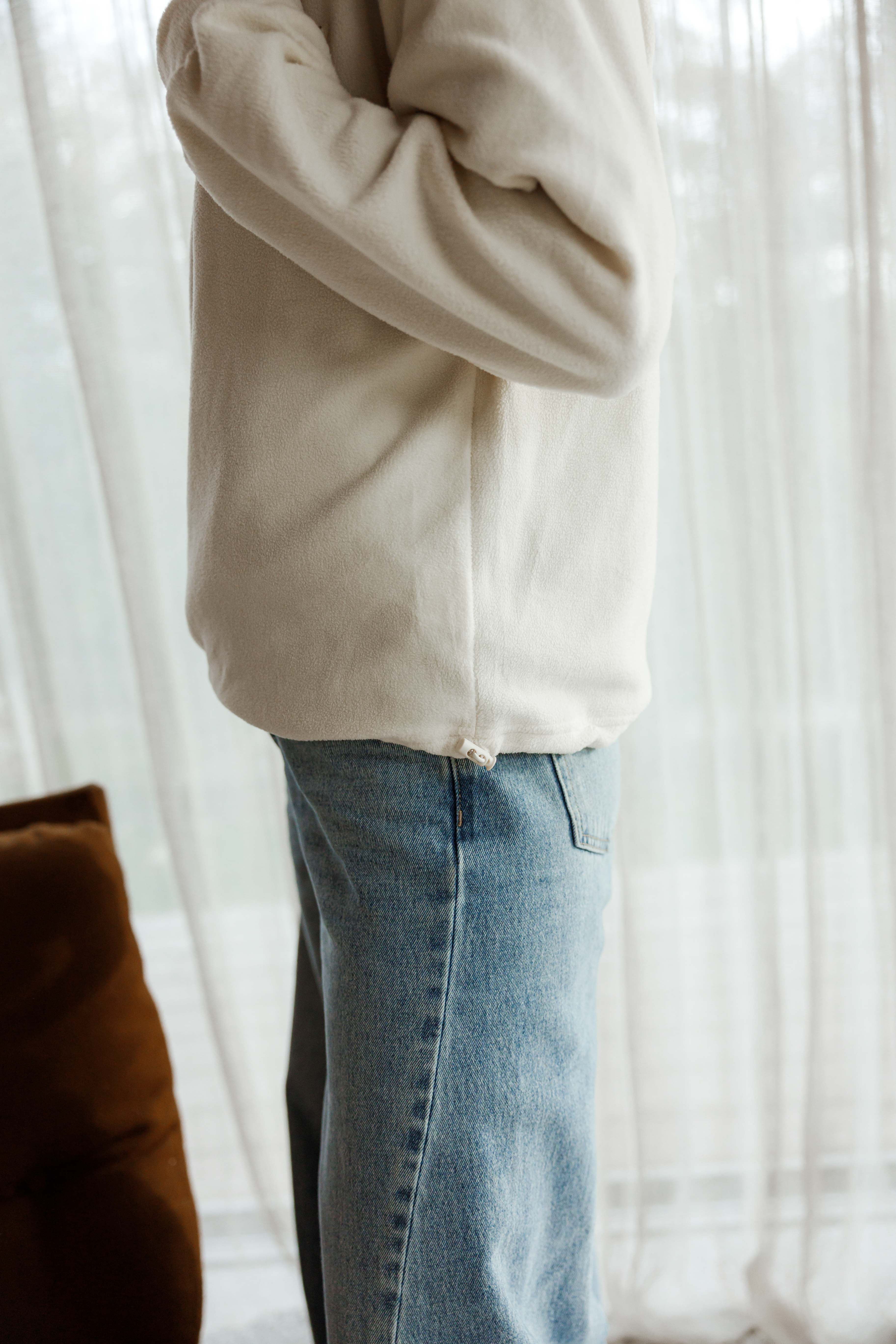 Ecru Bethany Fleece Jacket