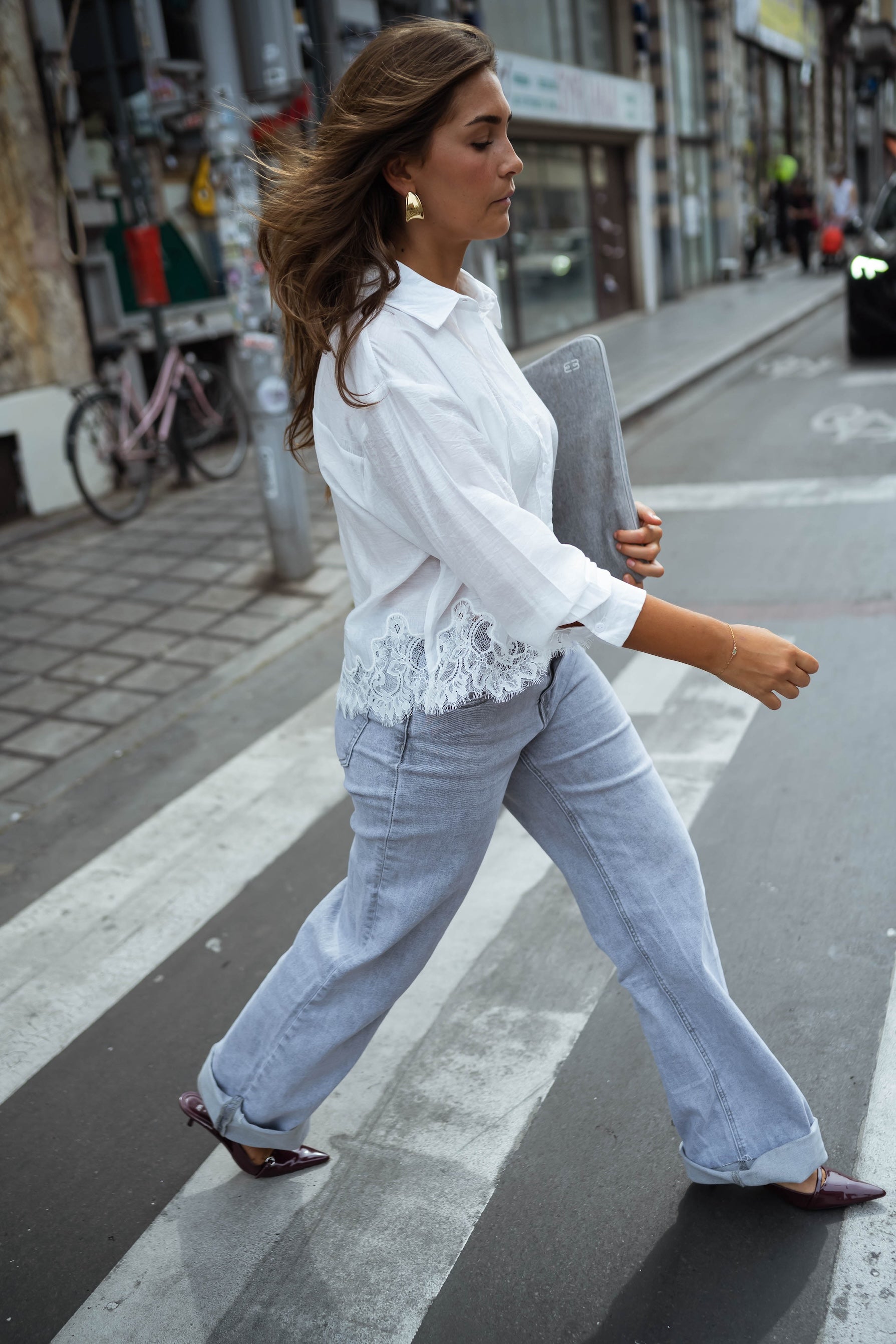 Ecru Ivan Lace Shirt