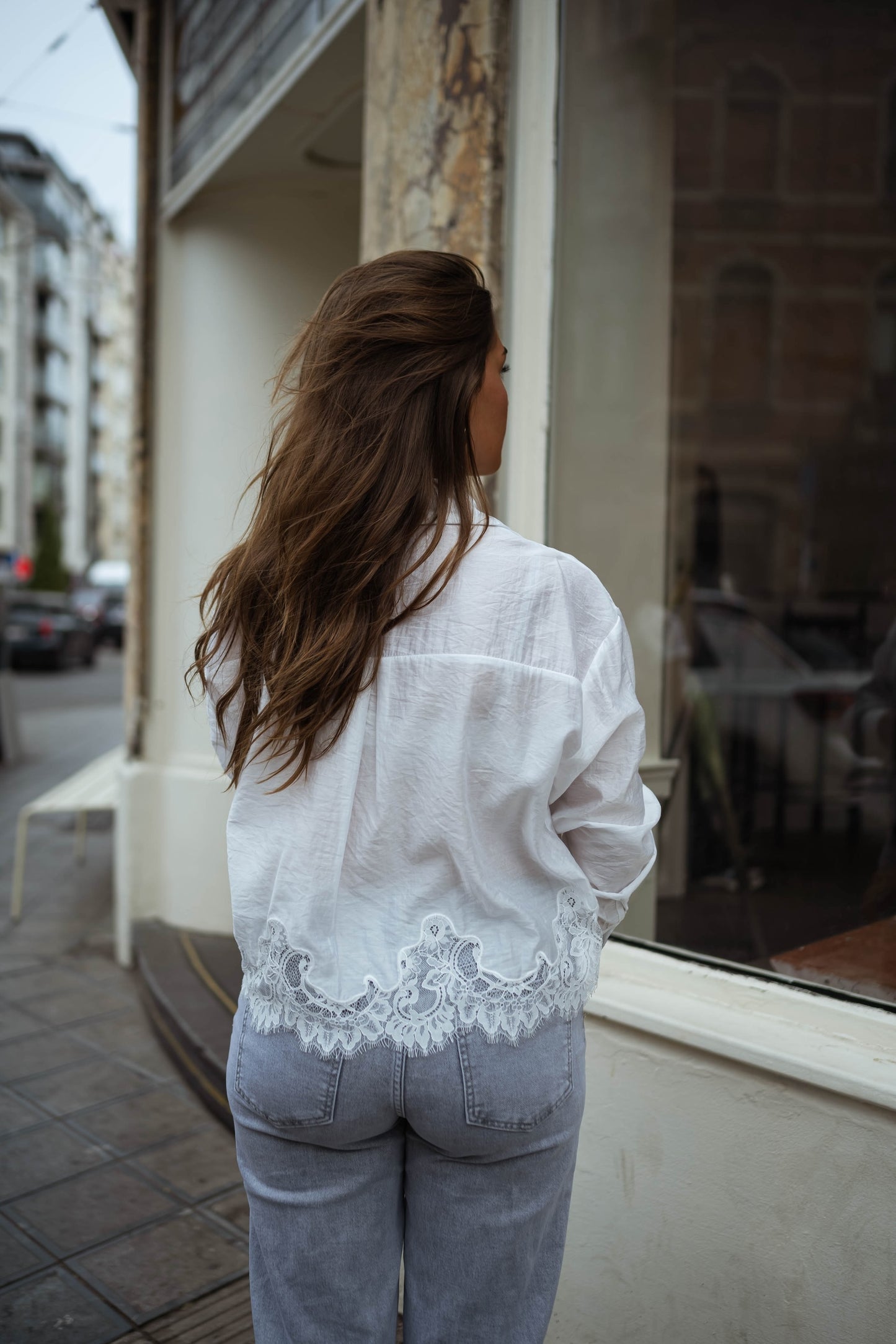 Ecru Ivan Lace Shirt