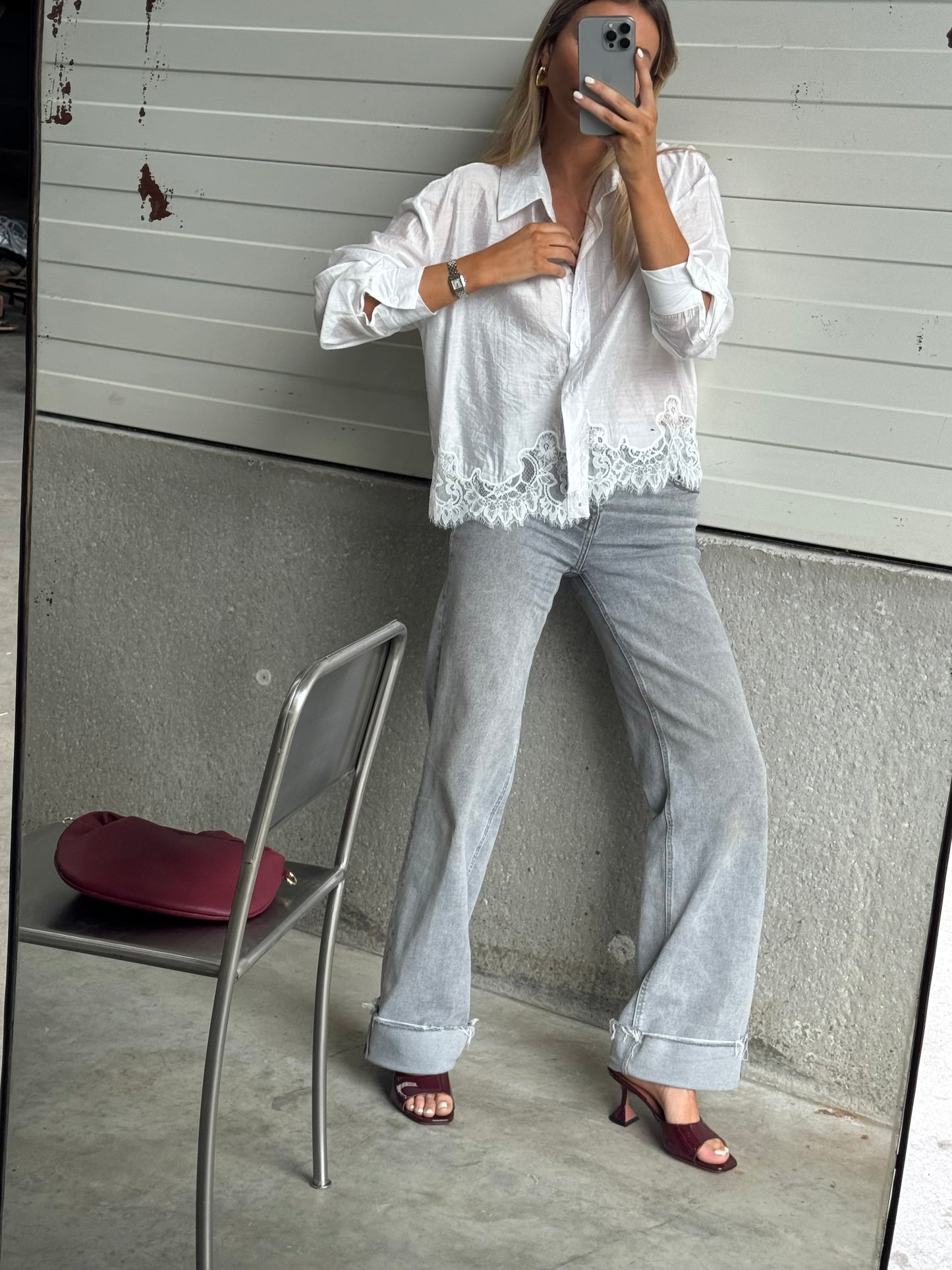 Ecru Ivan Lace Shirt