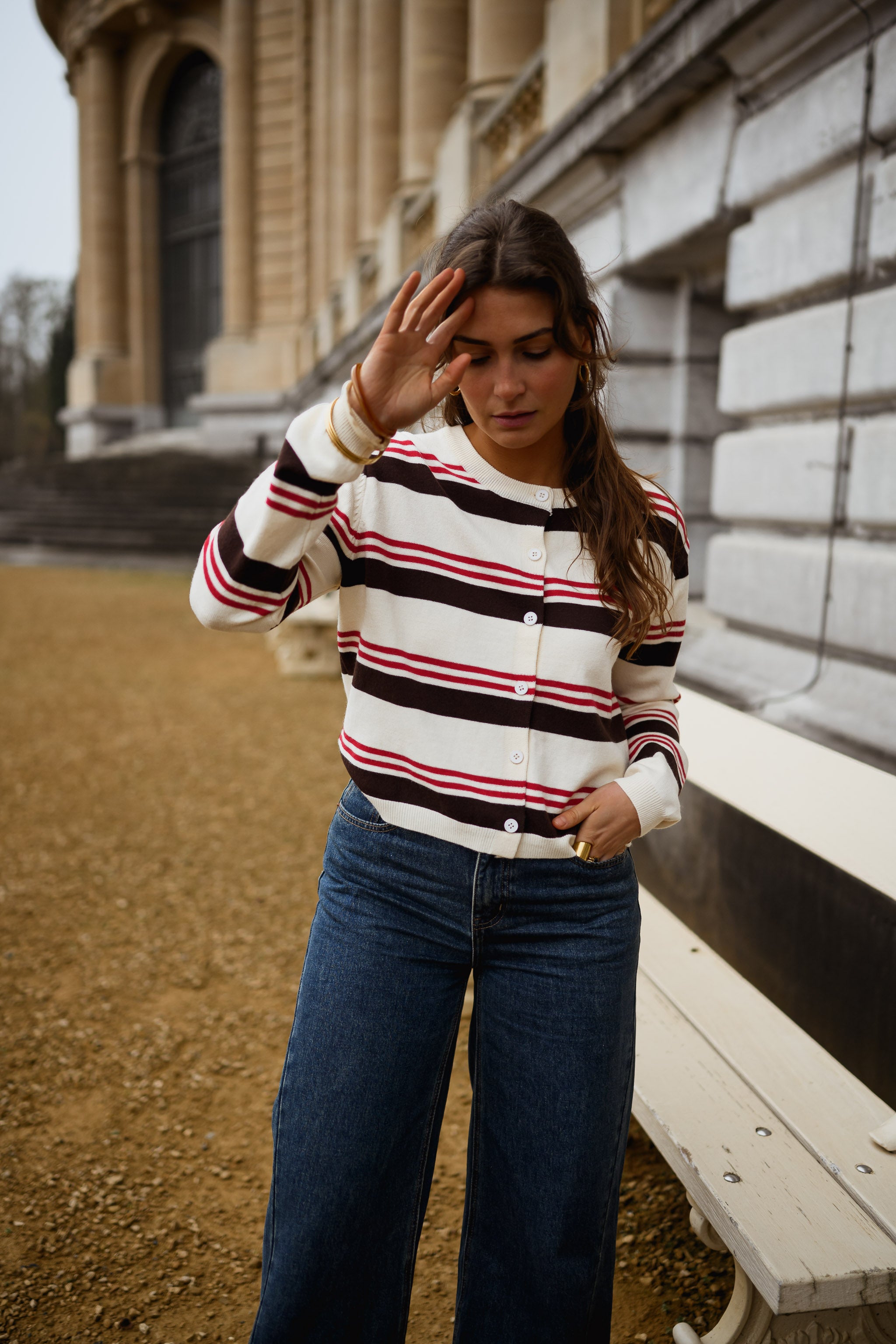 Ecru Jessica Cardigan