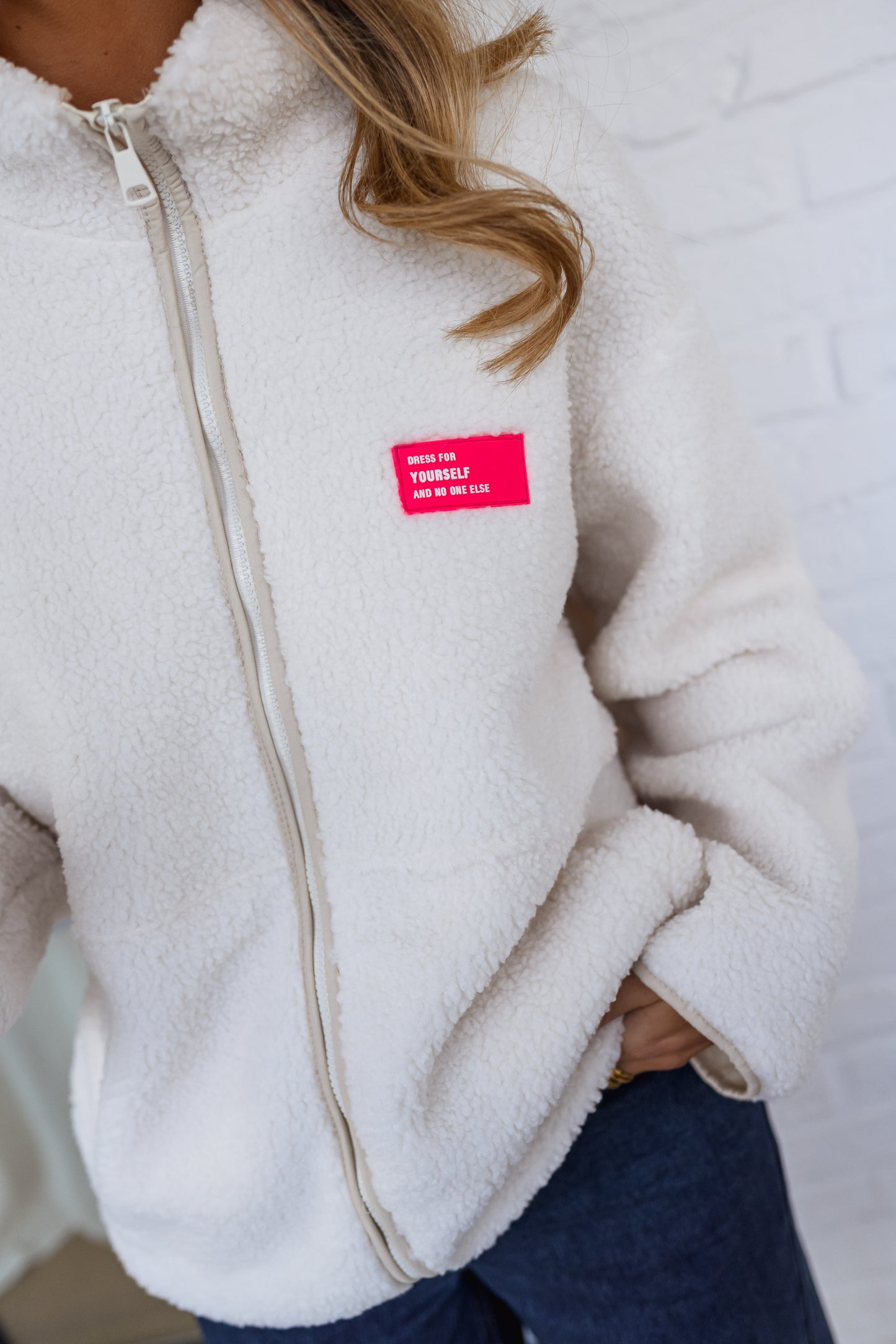 Ecru Marisa Fleece Jacket