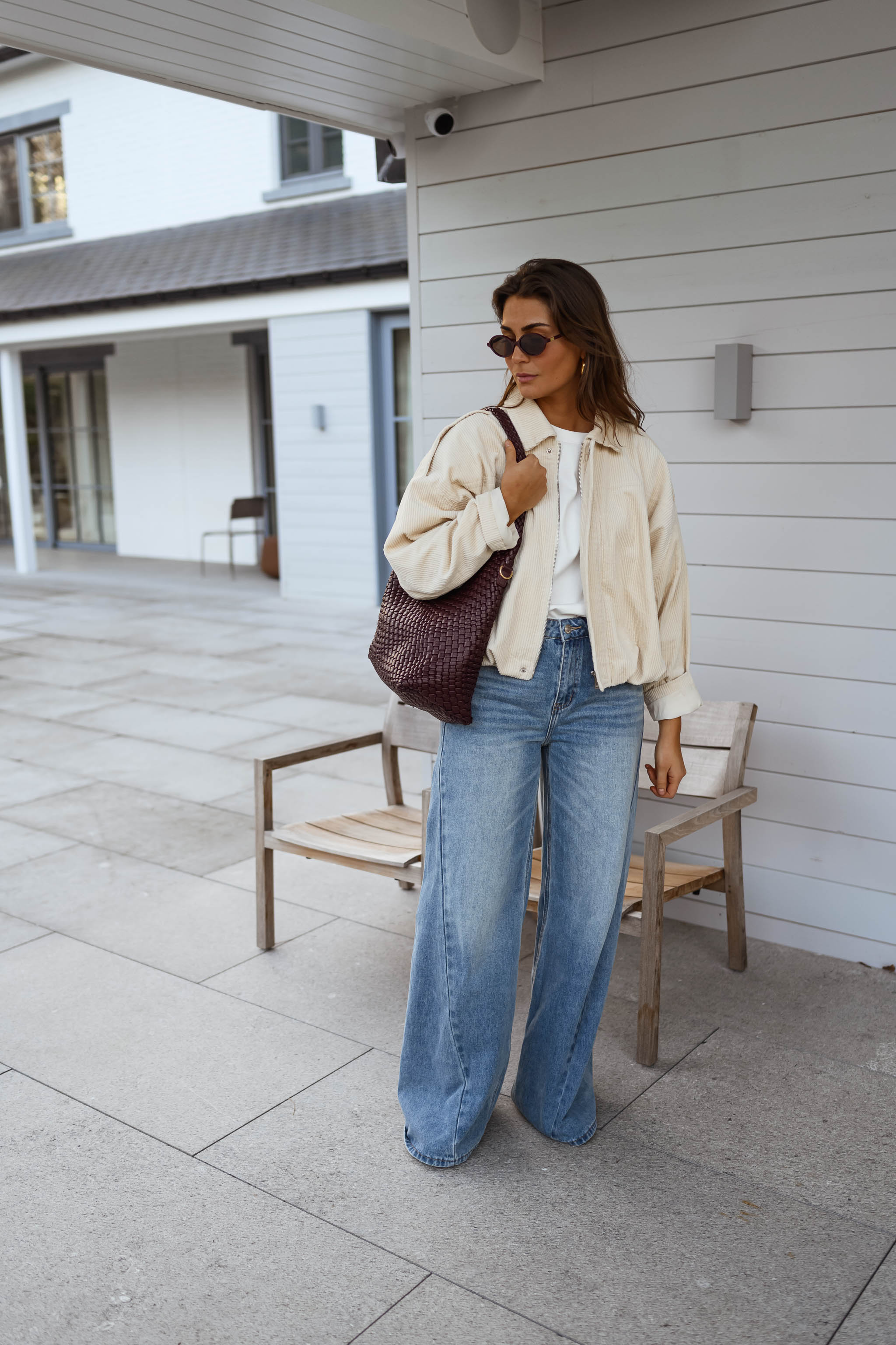 Ecru Corduroy Catherine Jacket