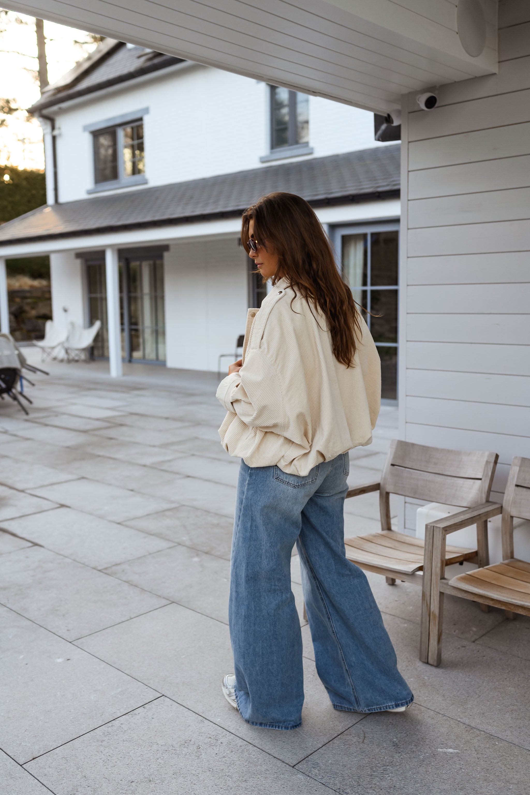 Ecru Corduroy Catherine Jacket