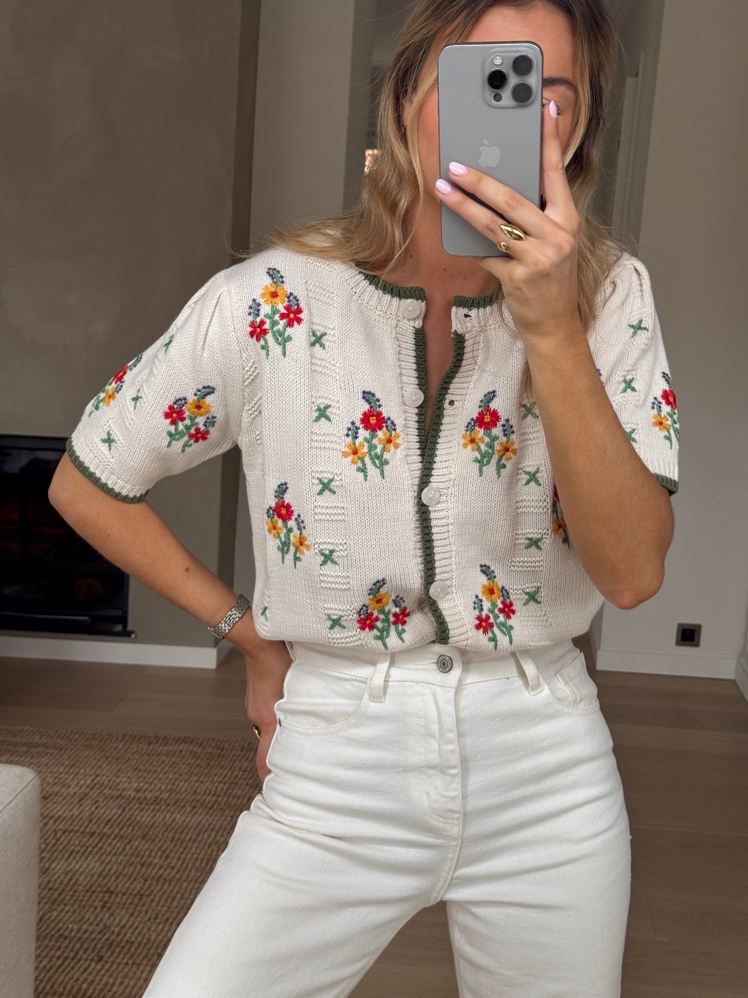 Floral Leila Sweater