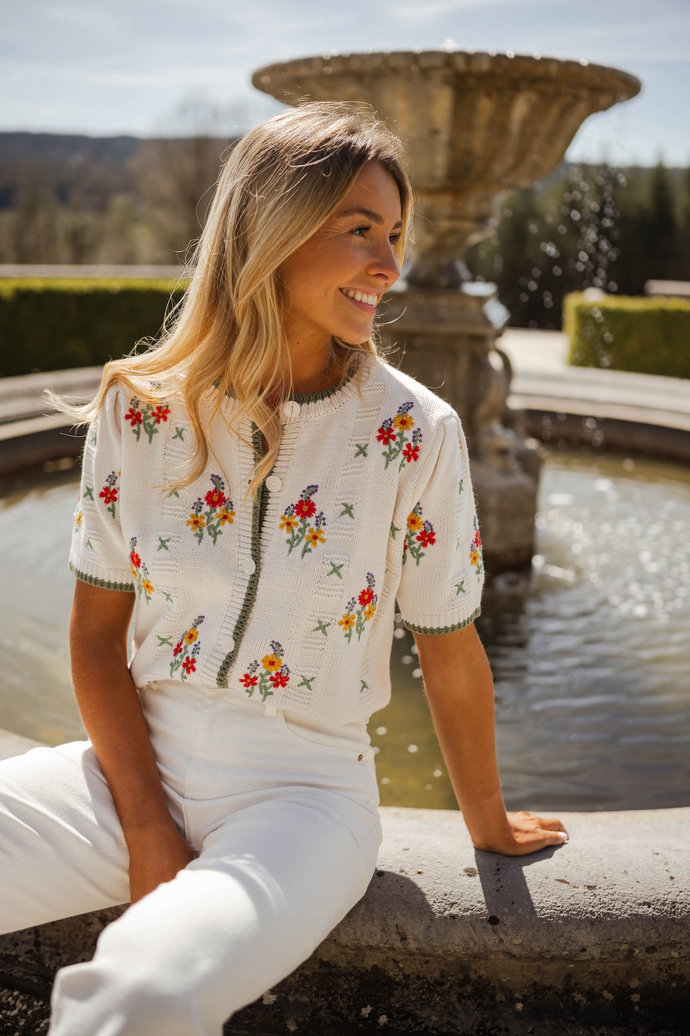 Floral Leila Sweater