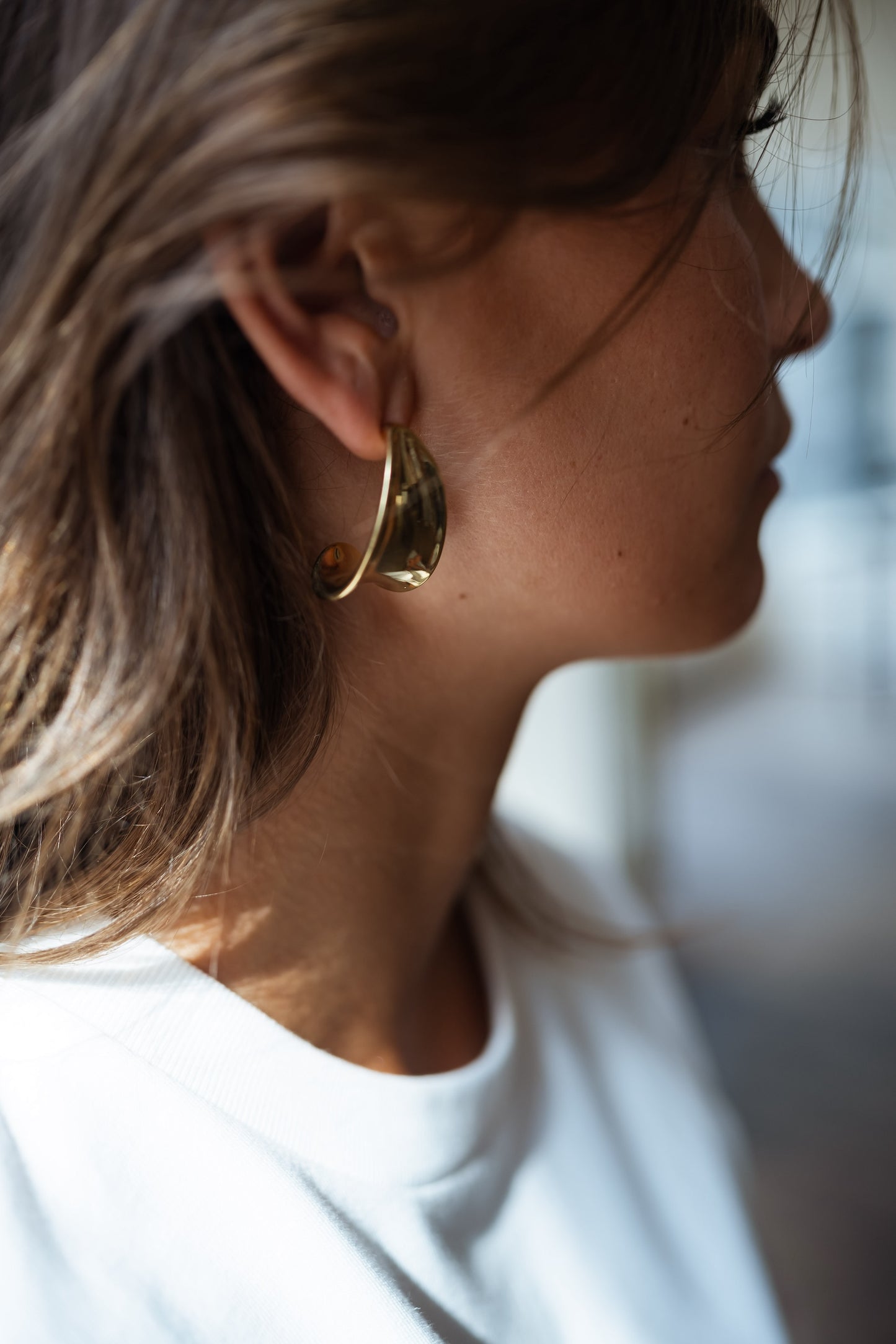 Golden Toby Earrings