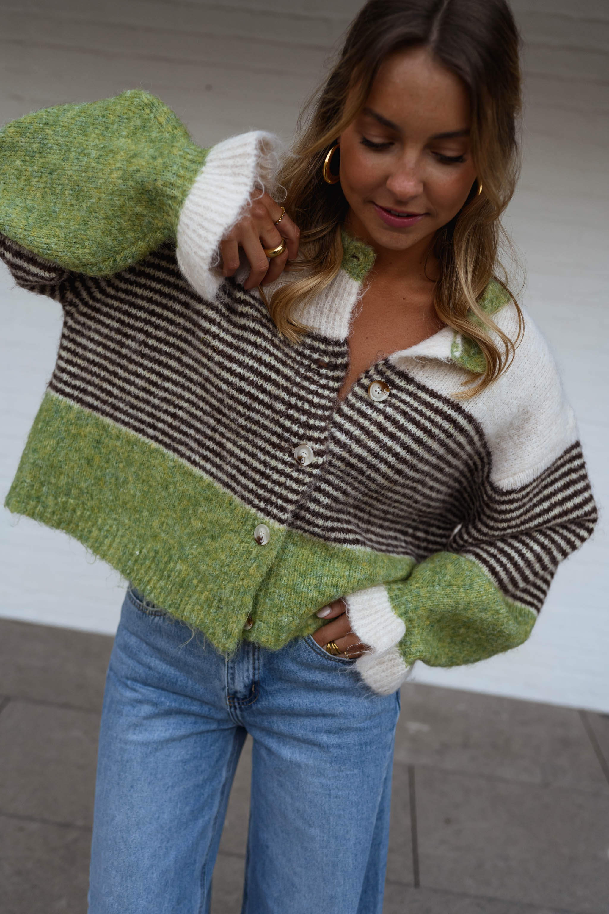 Green Amren Cardigan