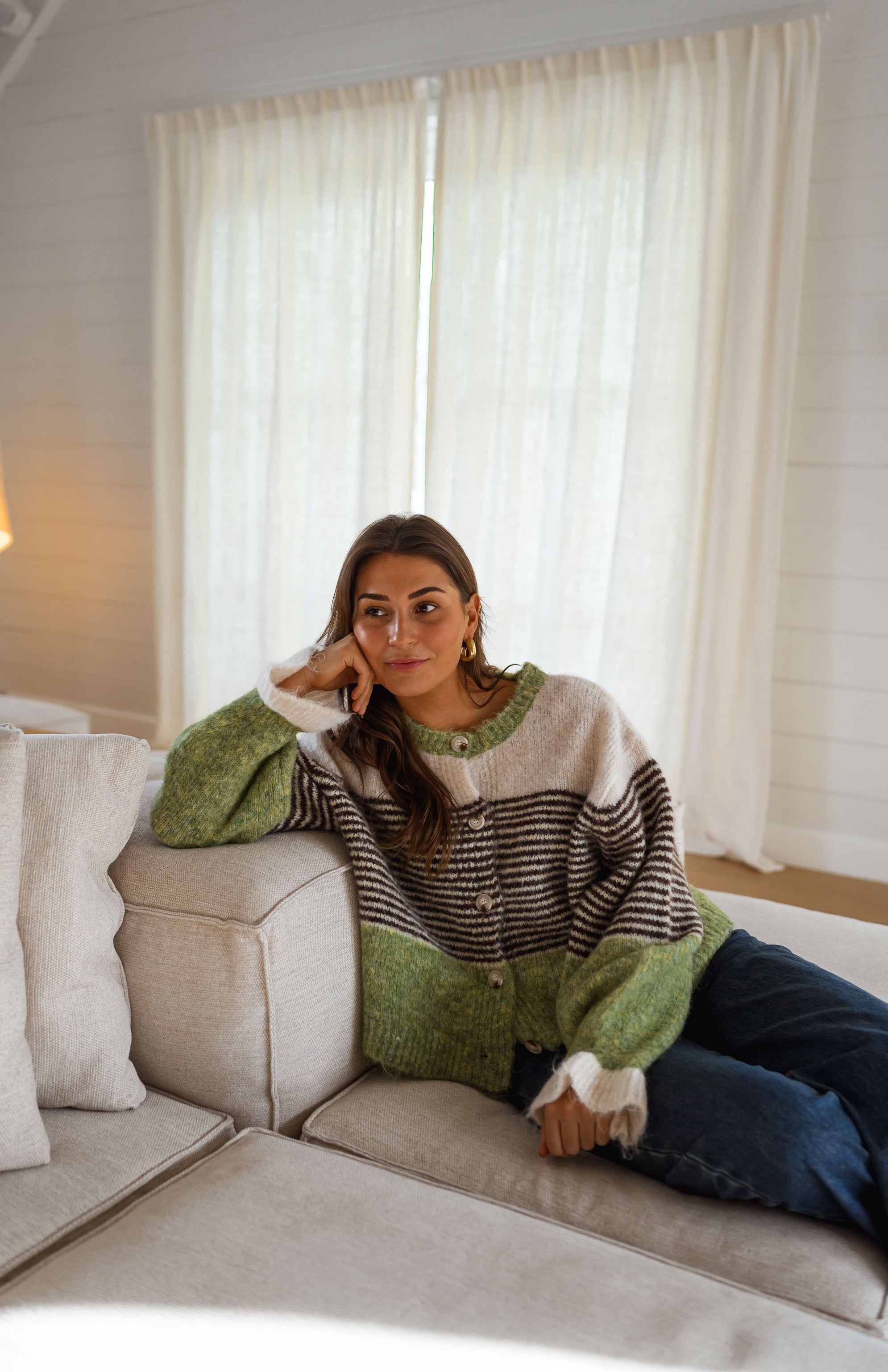 Green Amren Cardigan