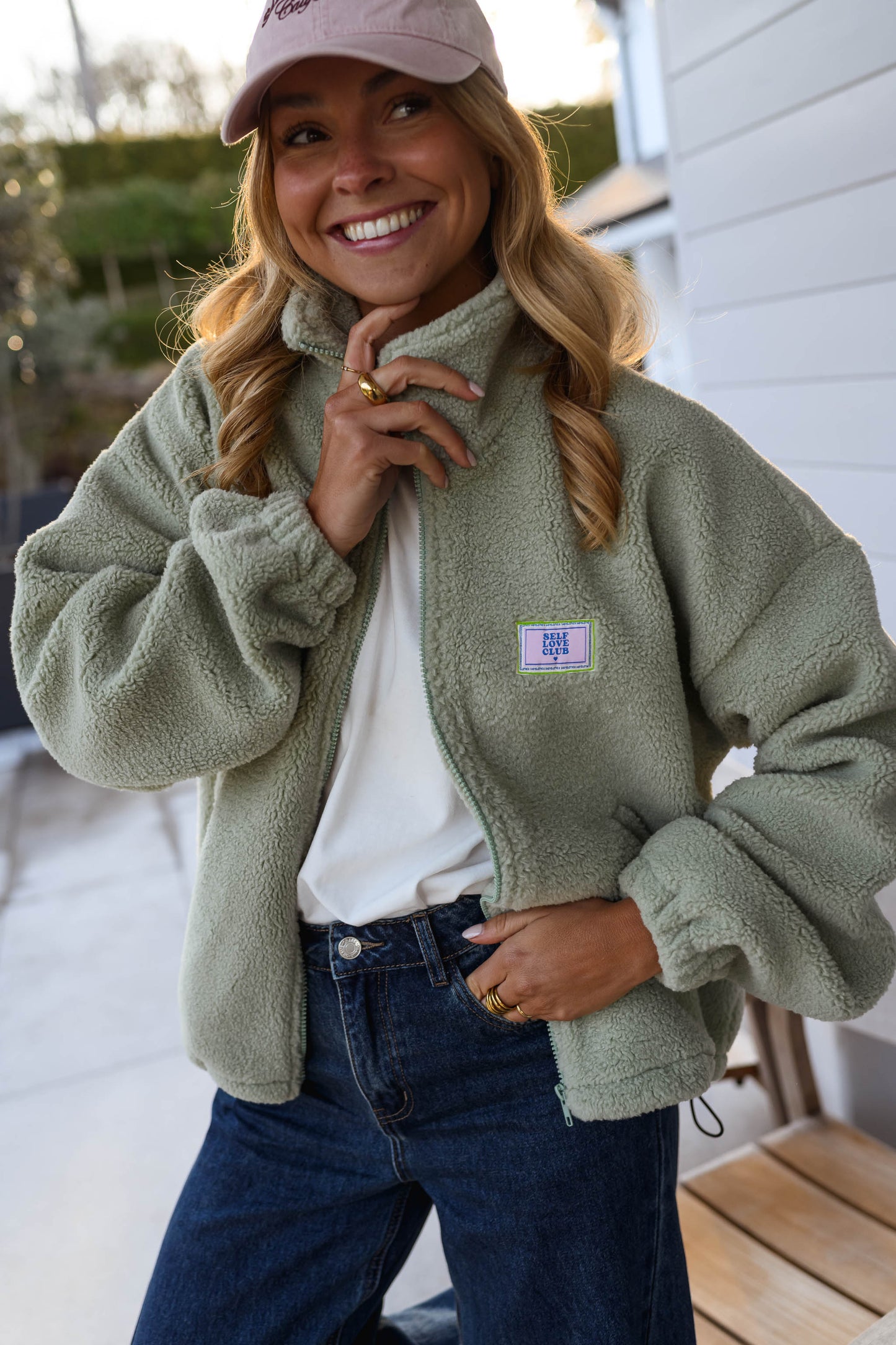 Green Ava Fleece Jacket