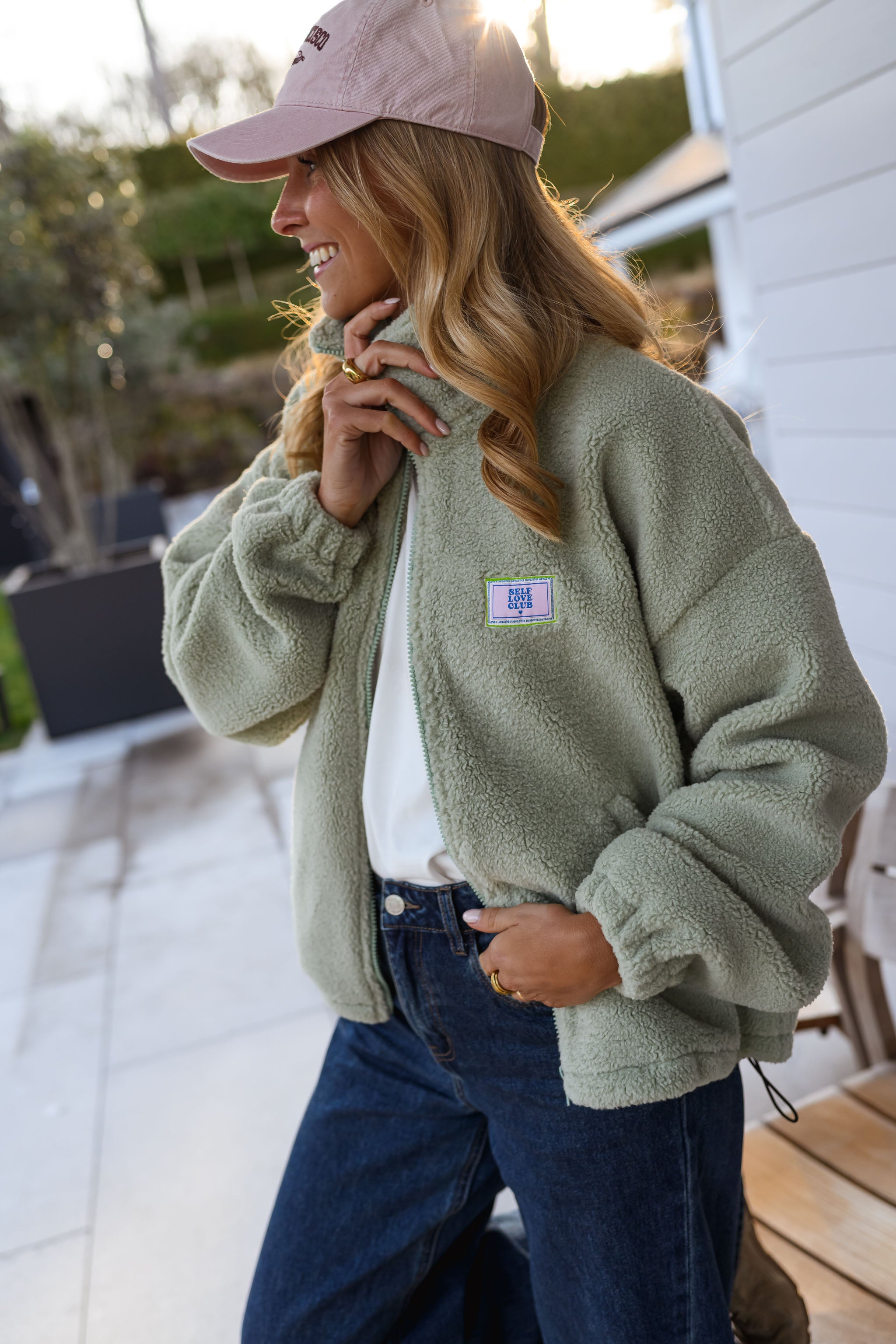Green Ava Fleece Jacket