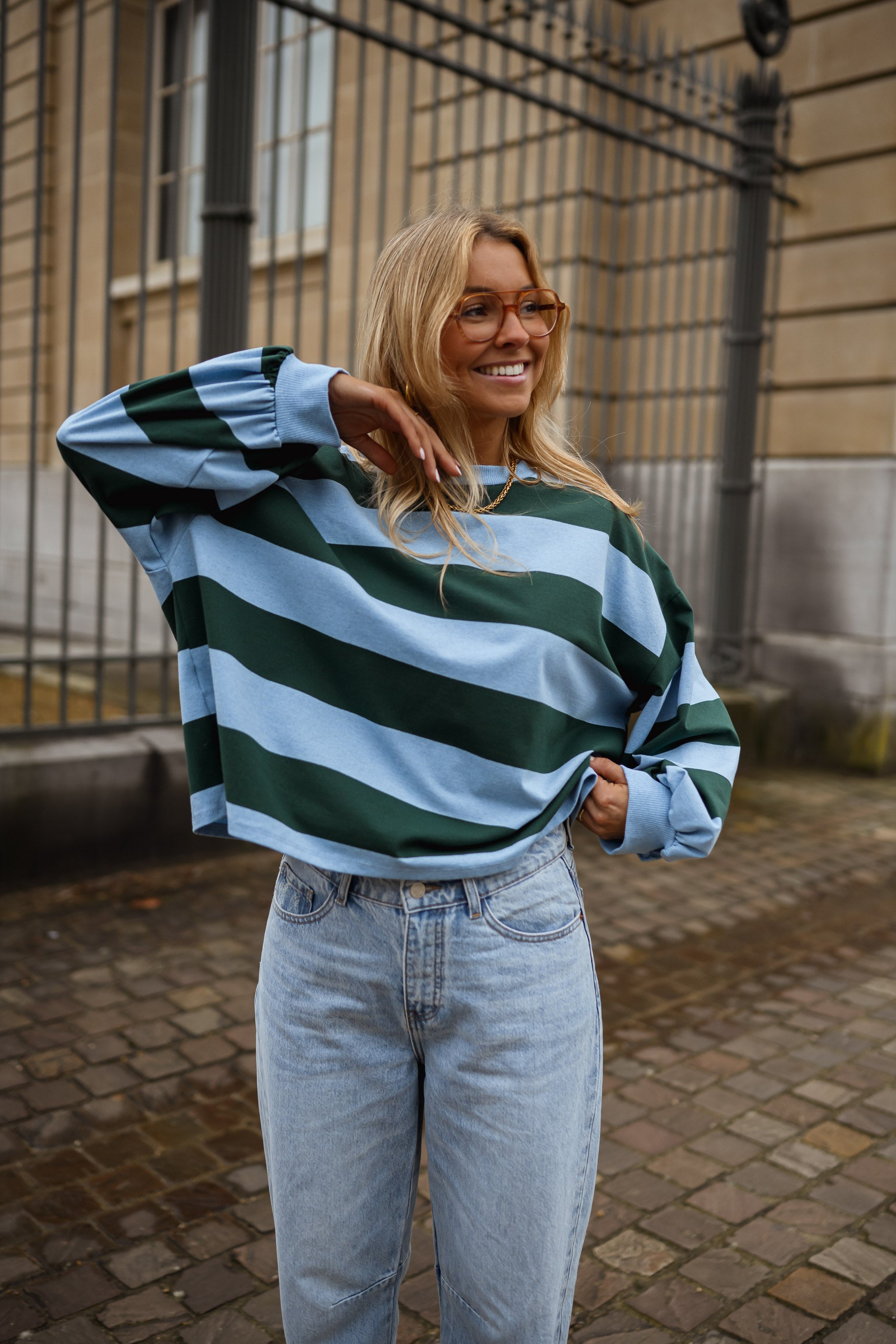 Green and Blue Hayley T-shirt