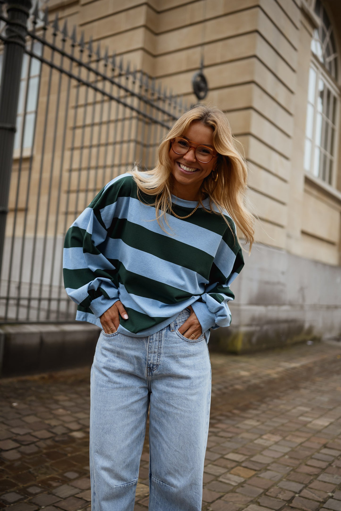Green and Blue Hayley T-shirt