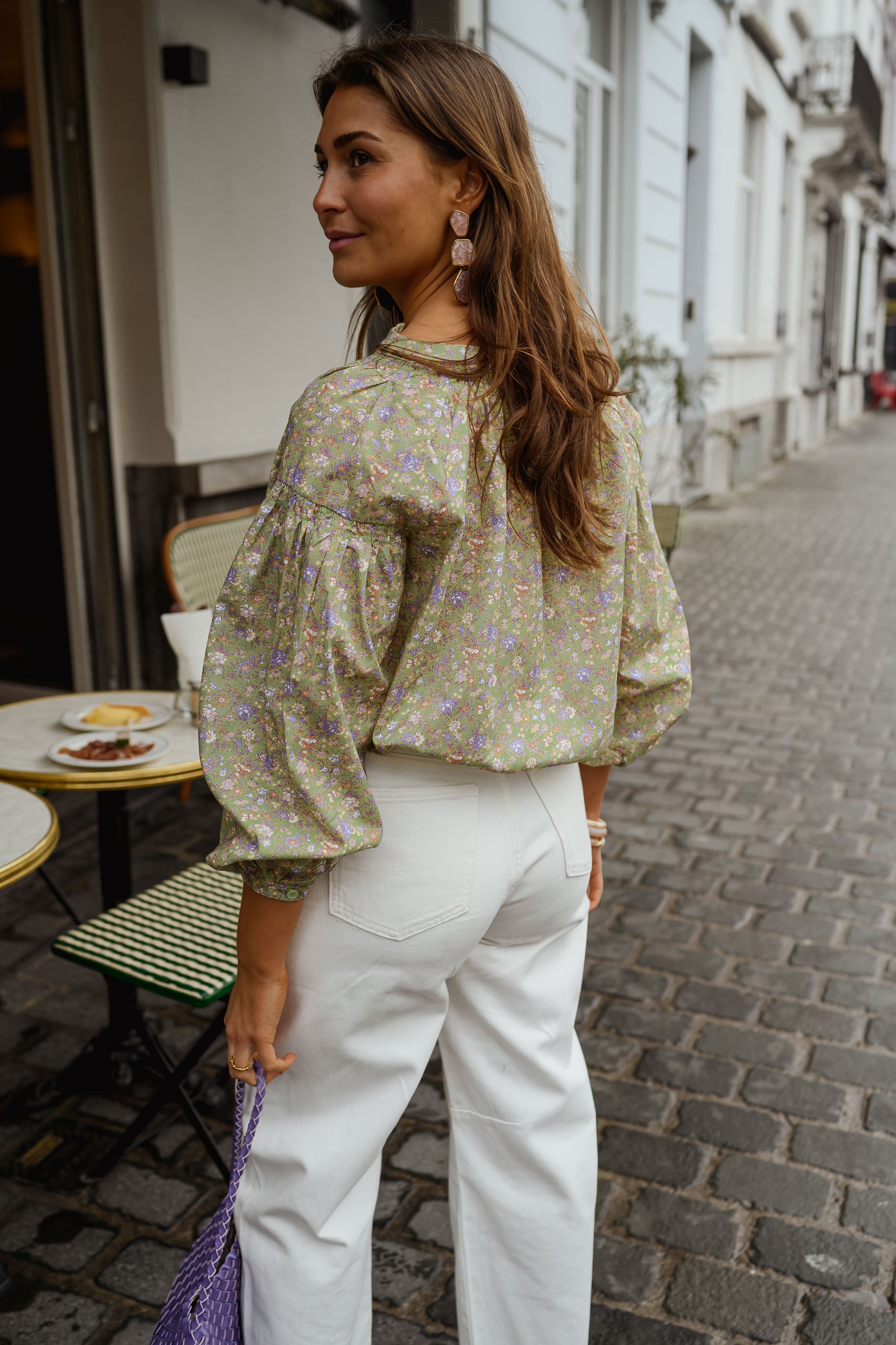 Green Floral Cadence Blouse