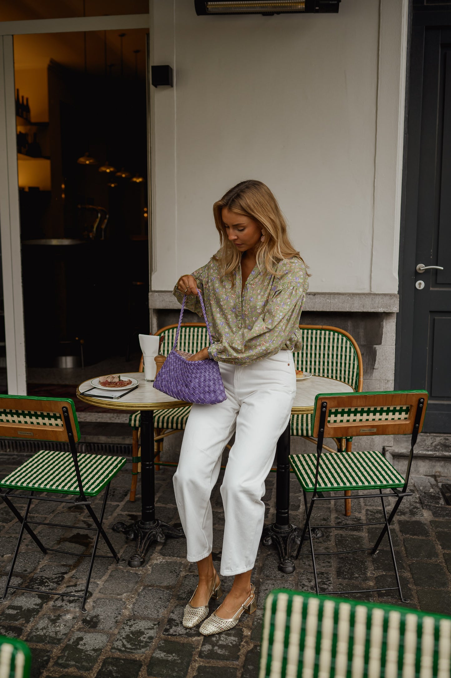 Green Floral Cadence Blouse