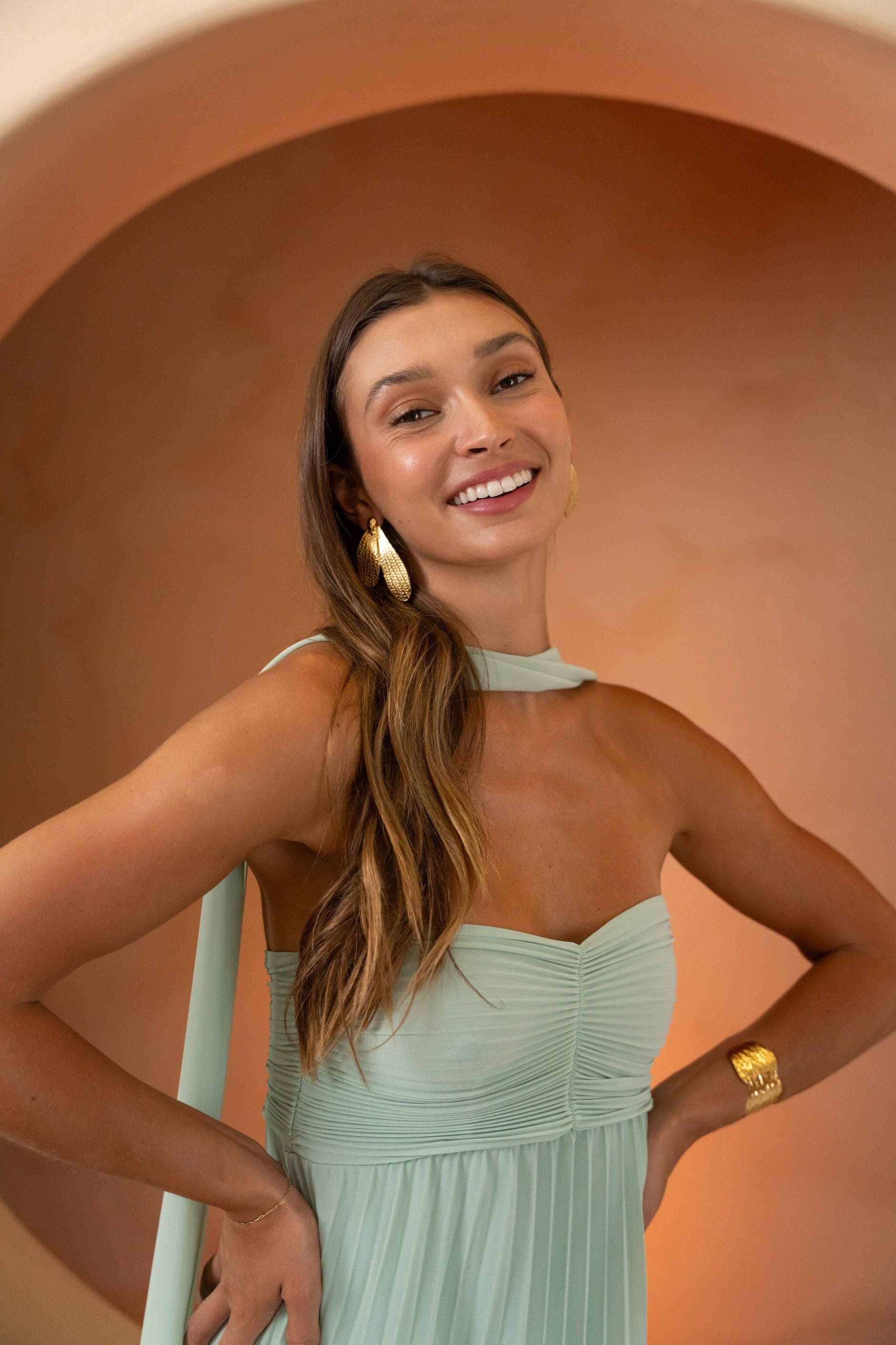 Aqua Green Martina Dress