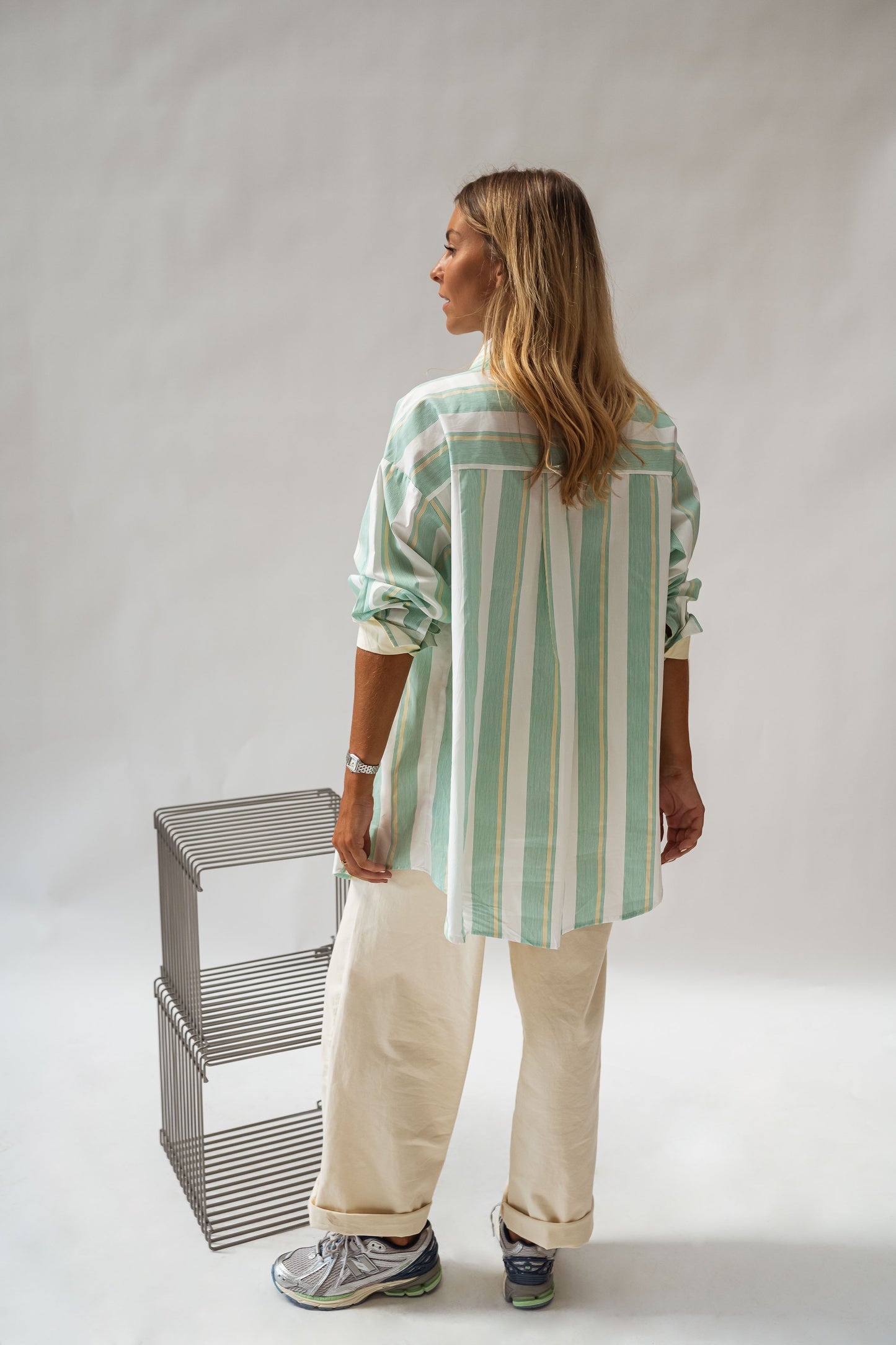 Green Striped Nais Shirt