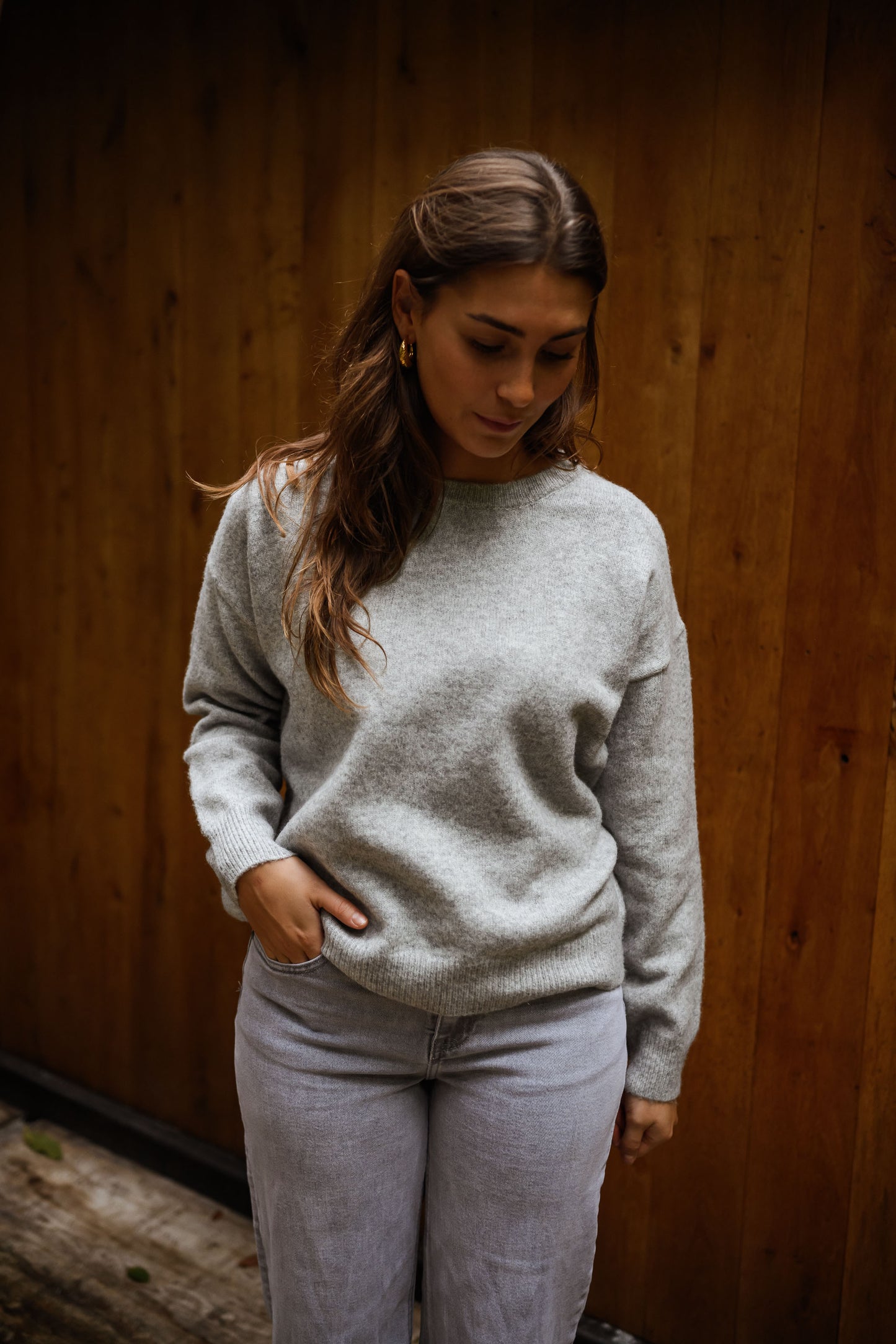 Grey Self Love Sweater