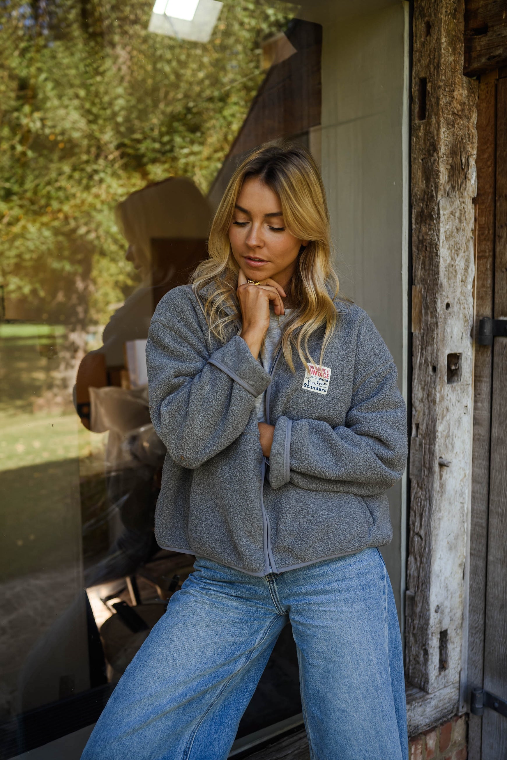 Grey Sevan Fleece Jacket