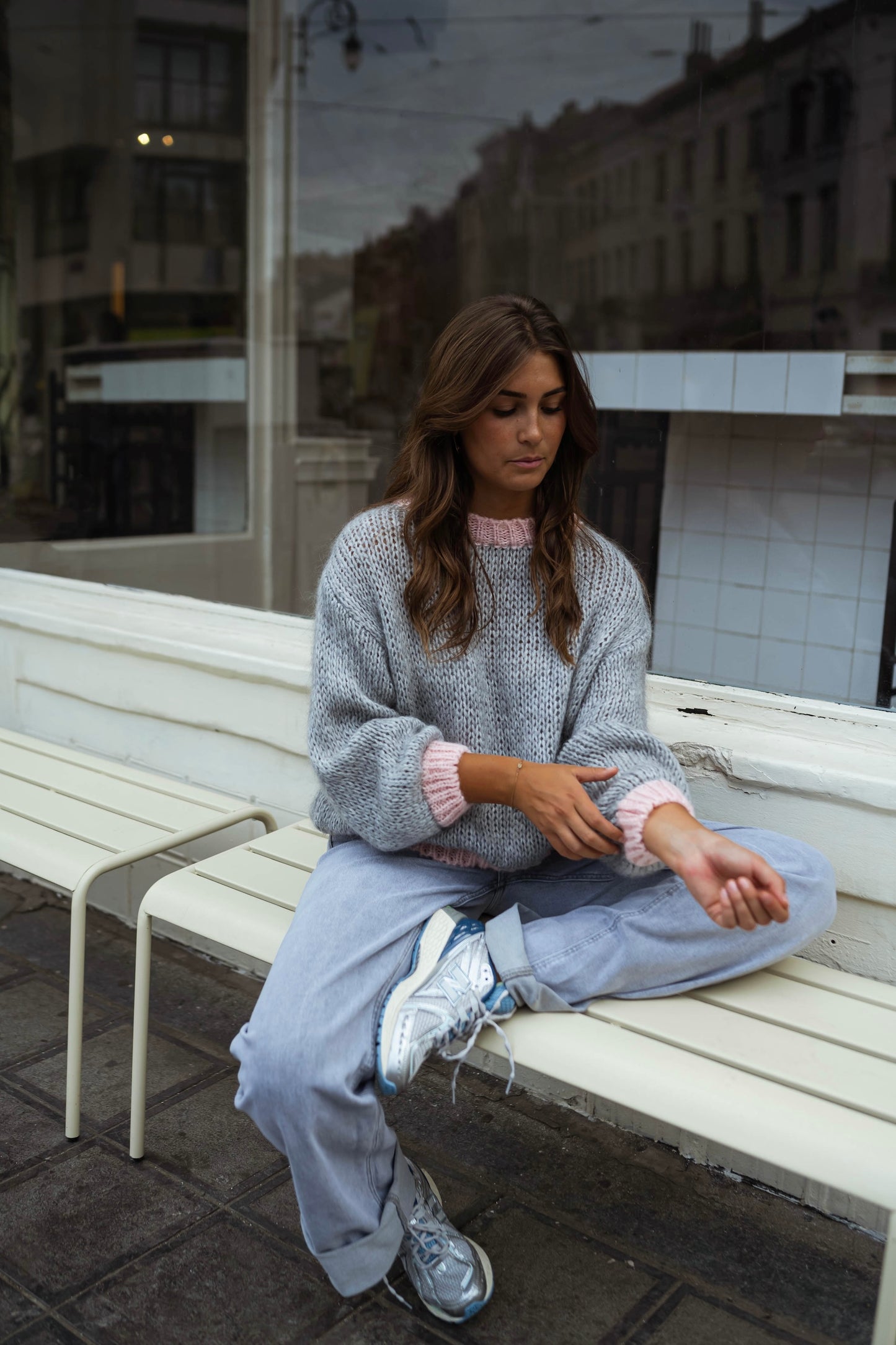 Grey Suzanne Sweater
