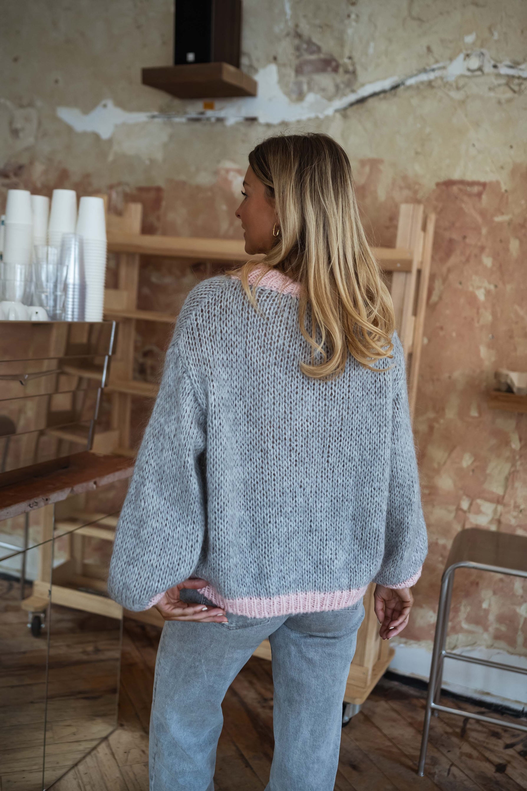 Grey Suzanne Sweater