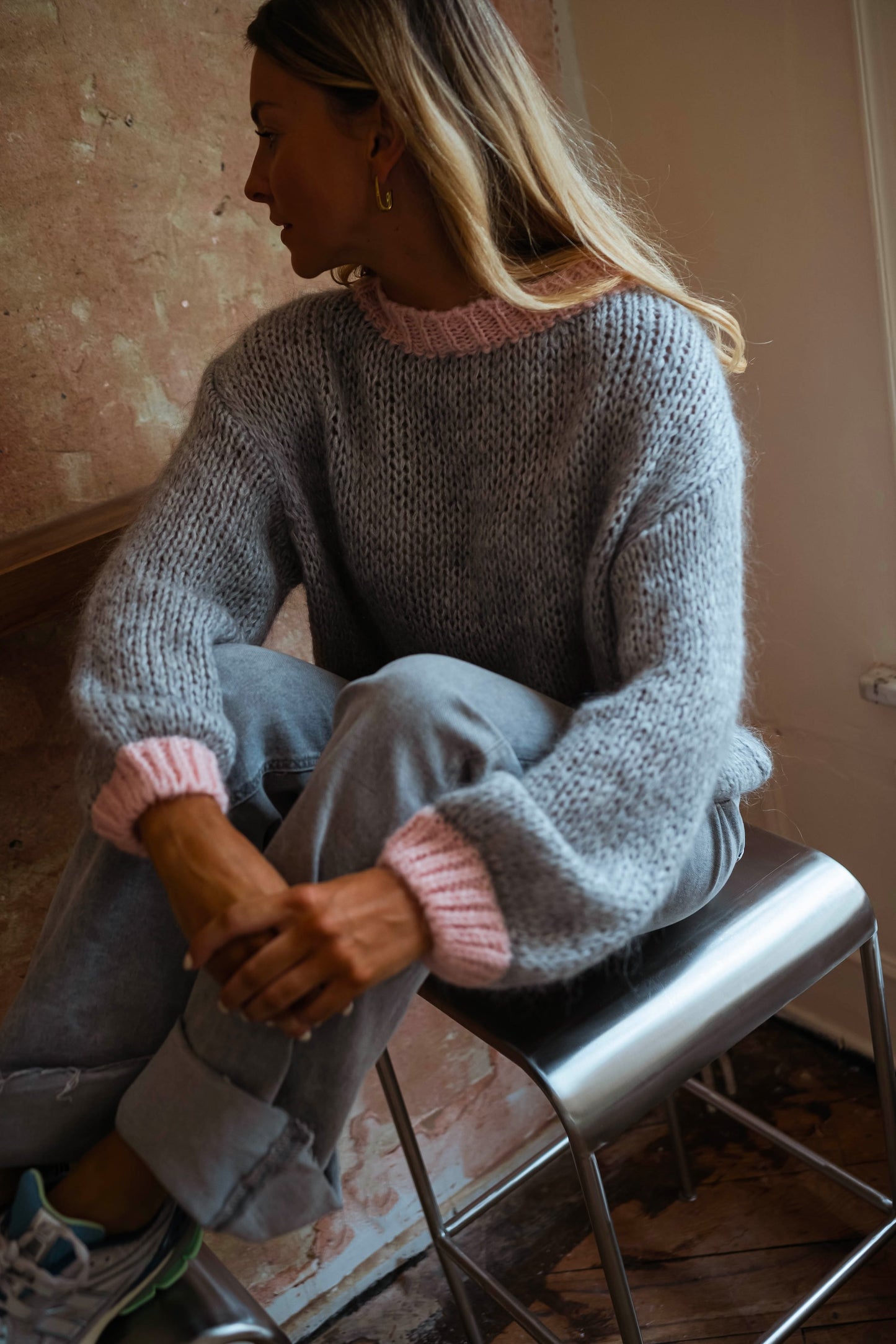 Grey Suzanne Sweater
