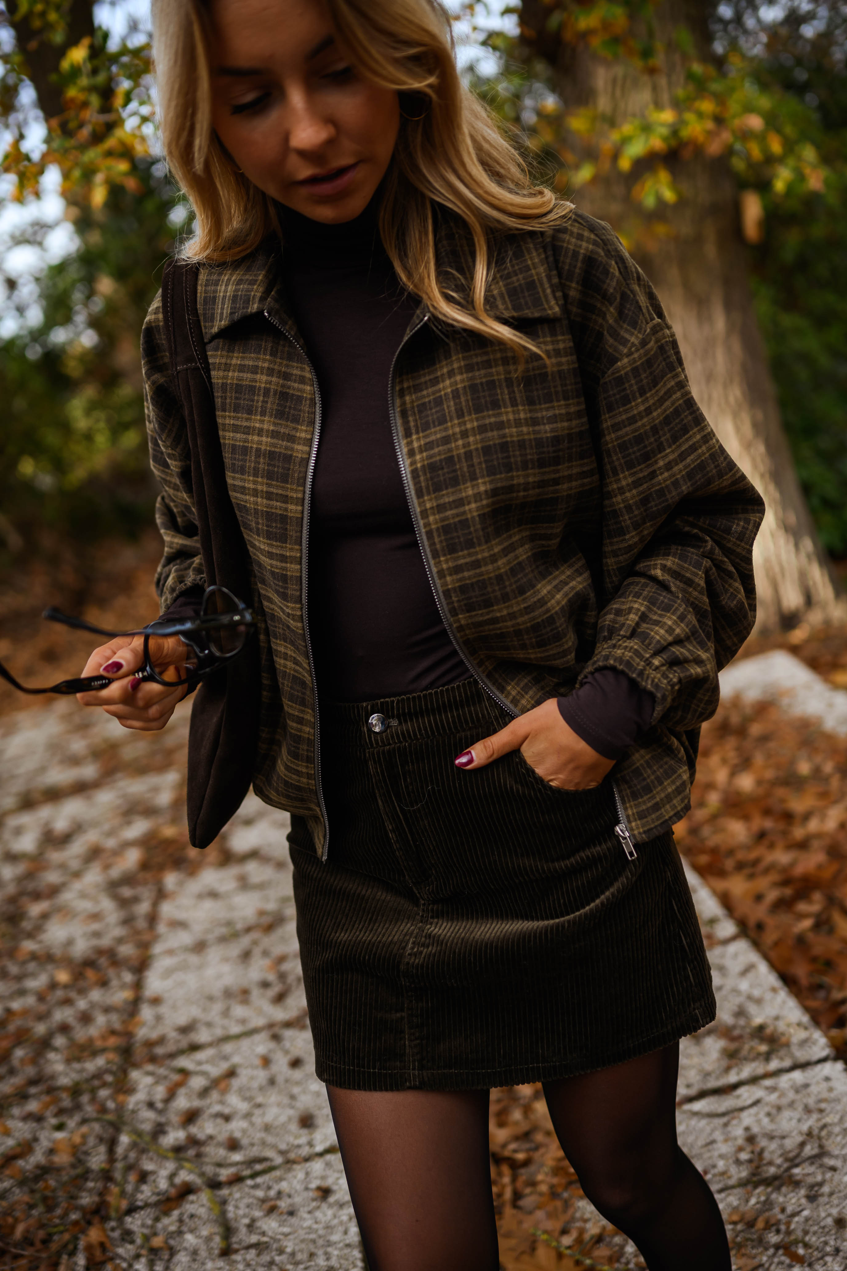 Khaki Frederik Skirt