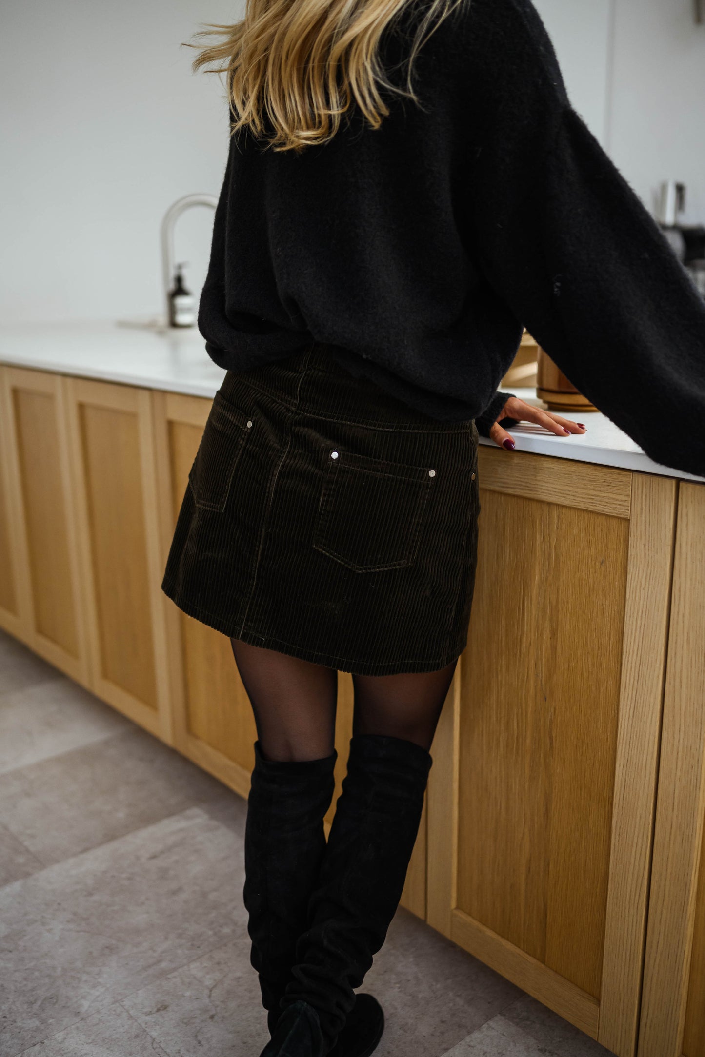 Khaki Frederik Skirt