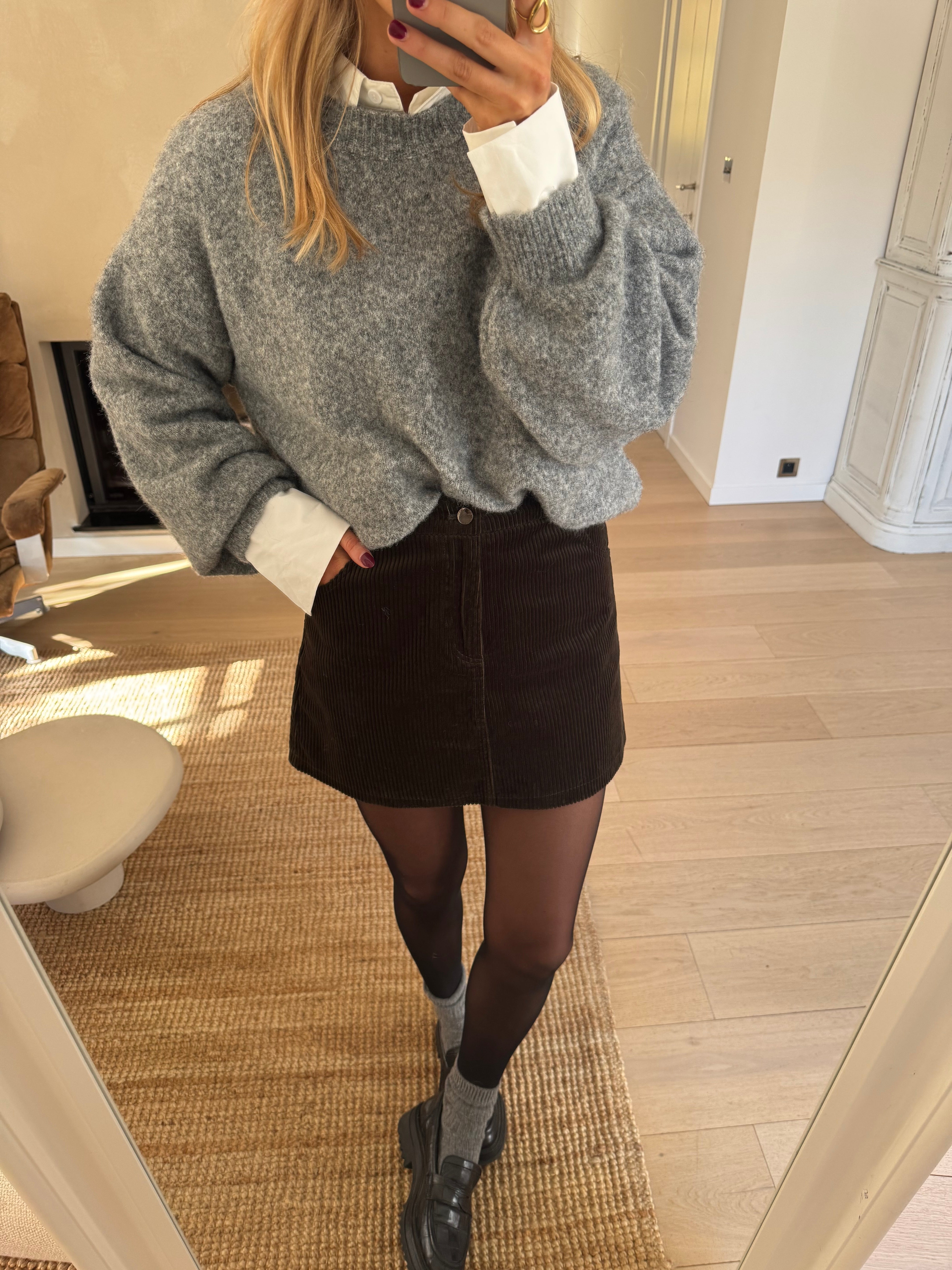 Khaki Frederik Skirt