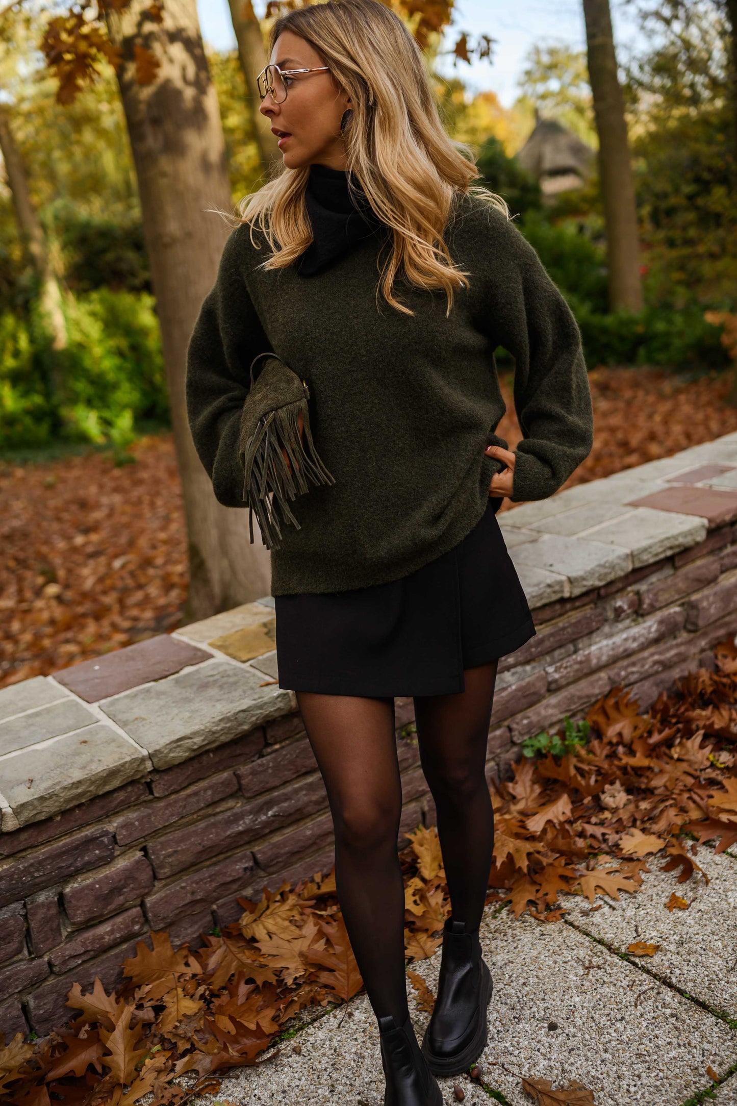 Khaki Jutta Sweater