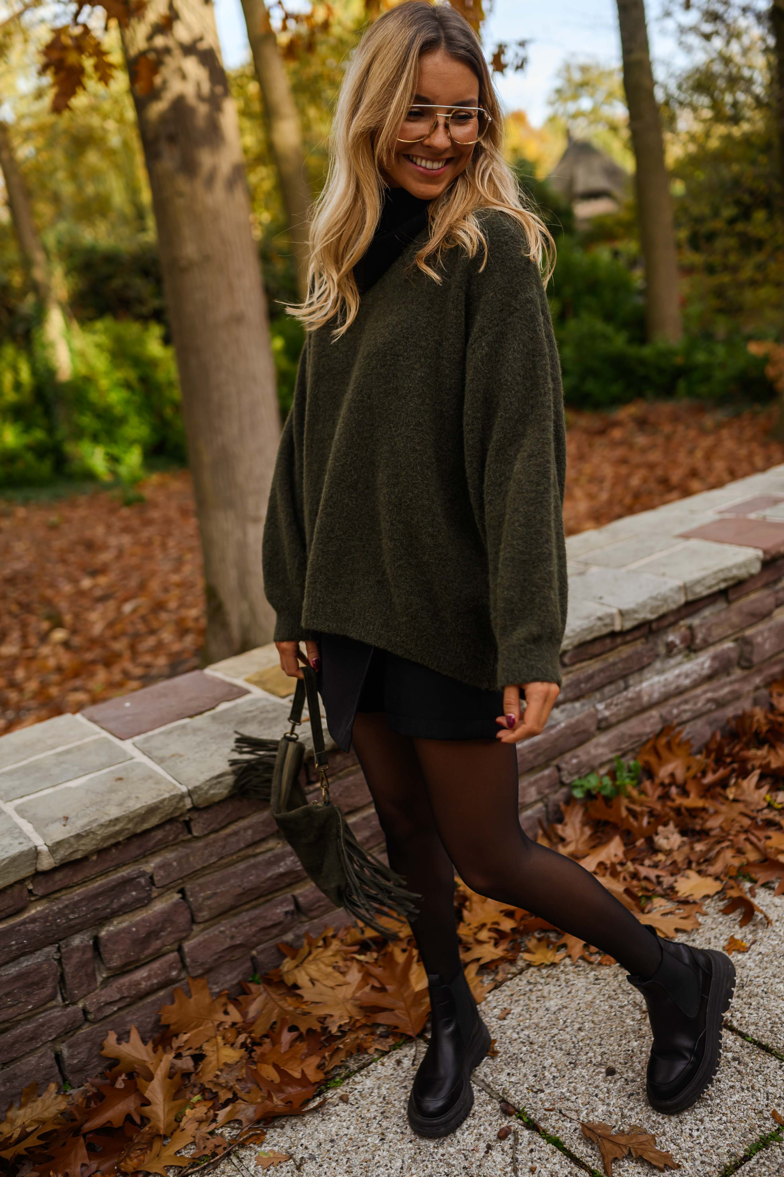 Khaki Jutta Sweater