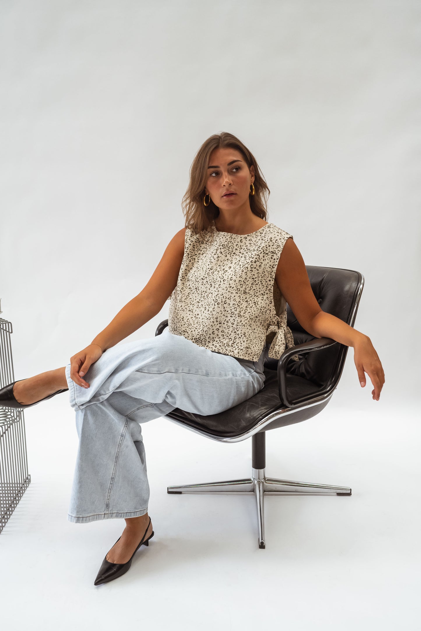 Leopard Alena Top