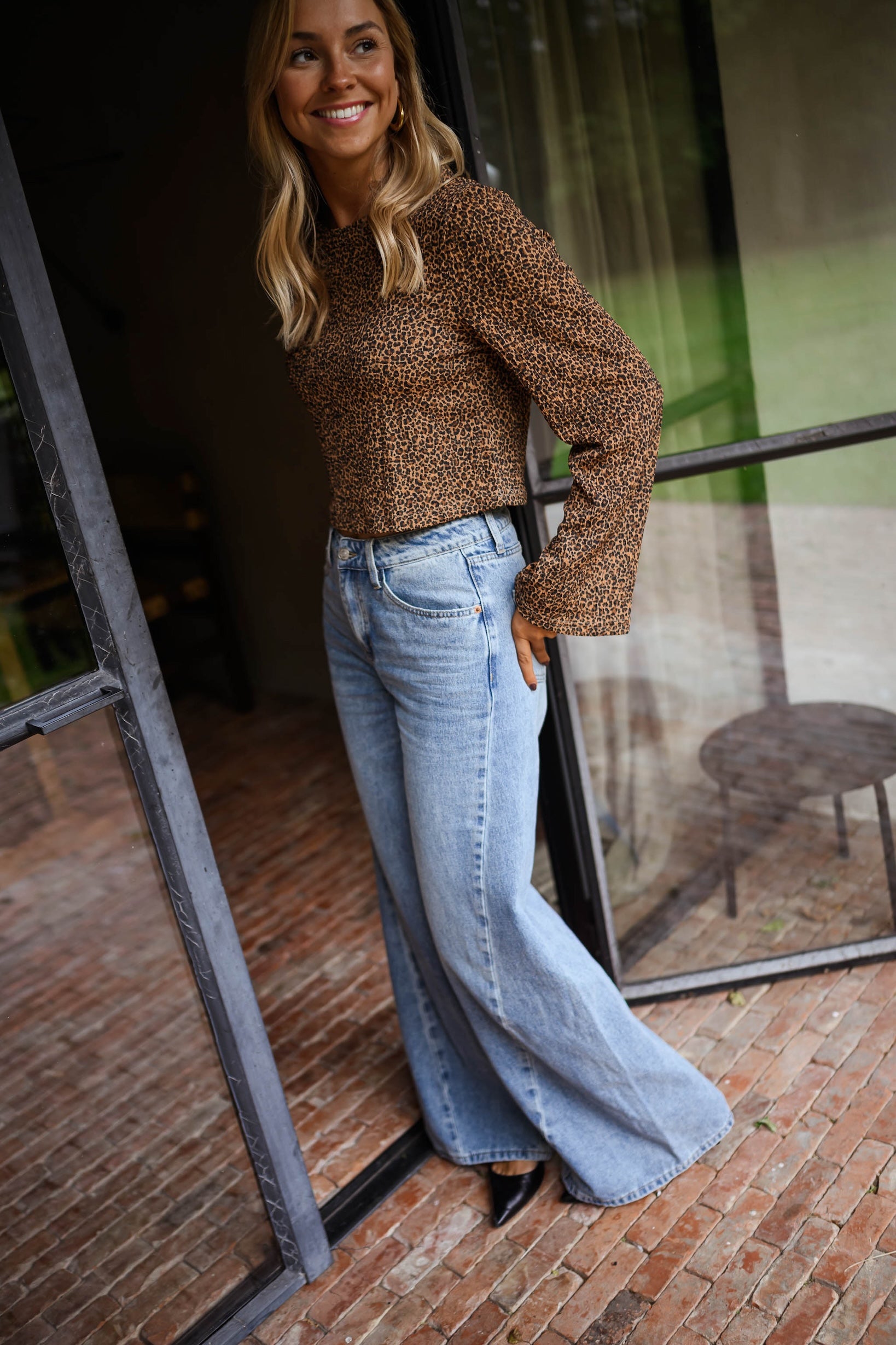 Leopard Analy Blouse