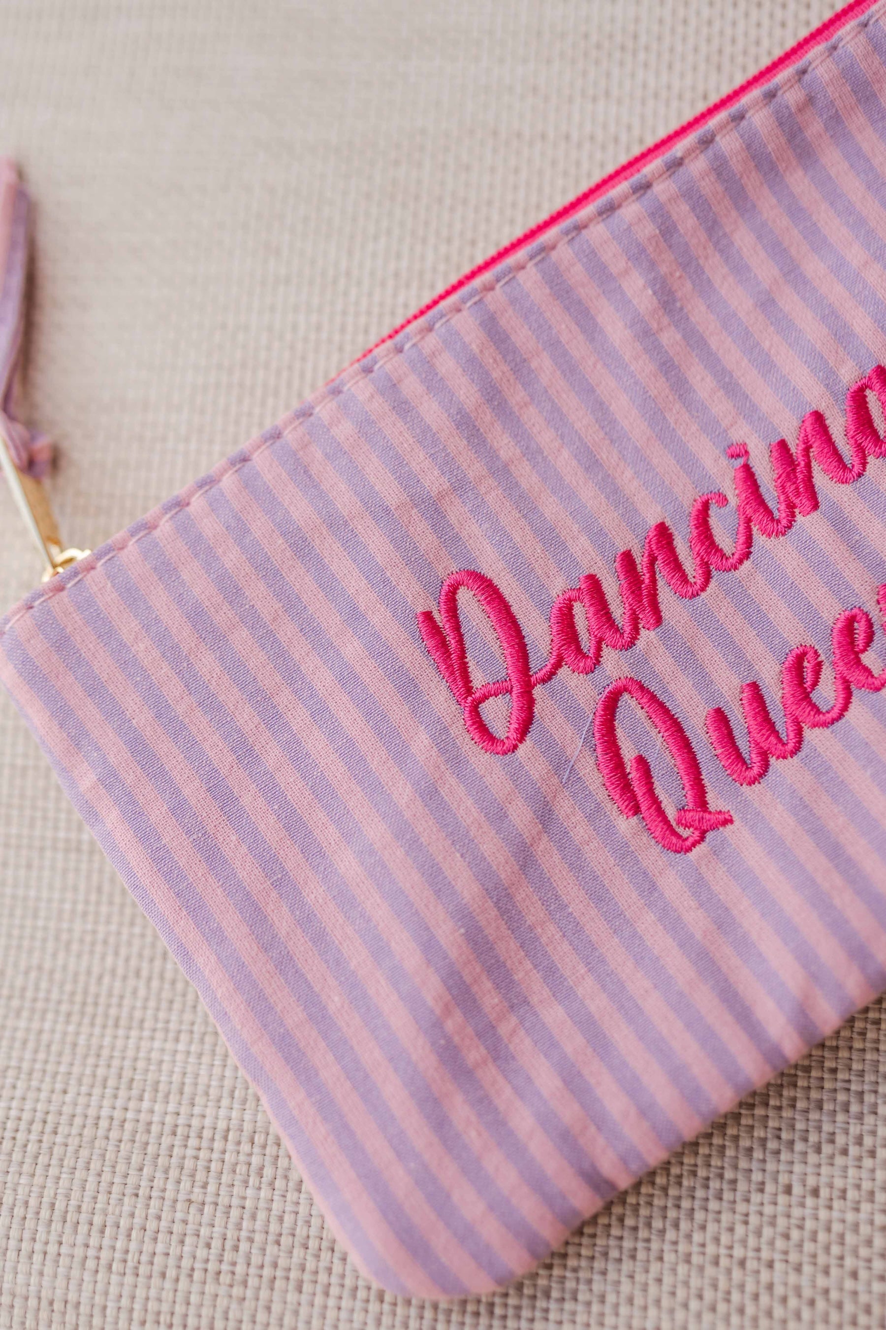 Mauve and Pink Dancing Queen Pouch