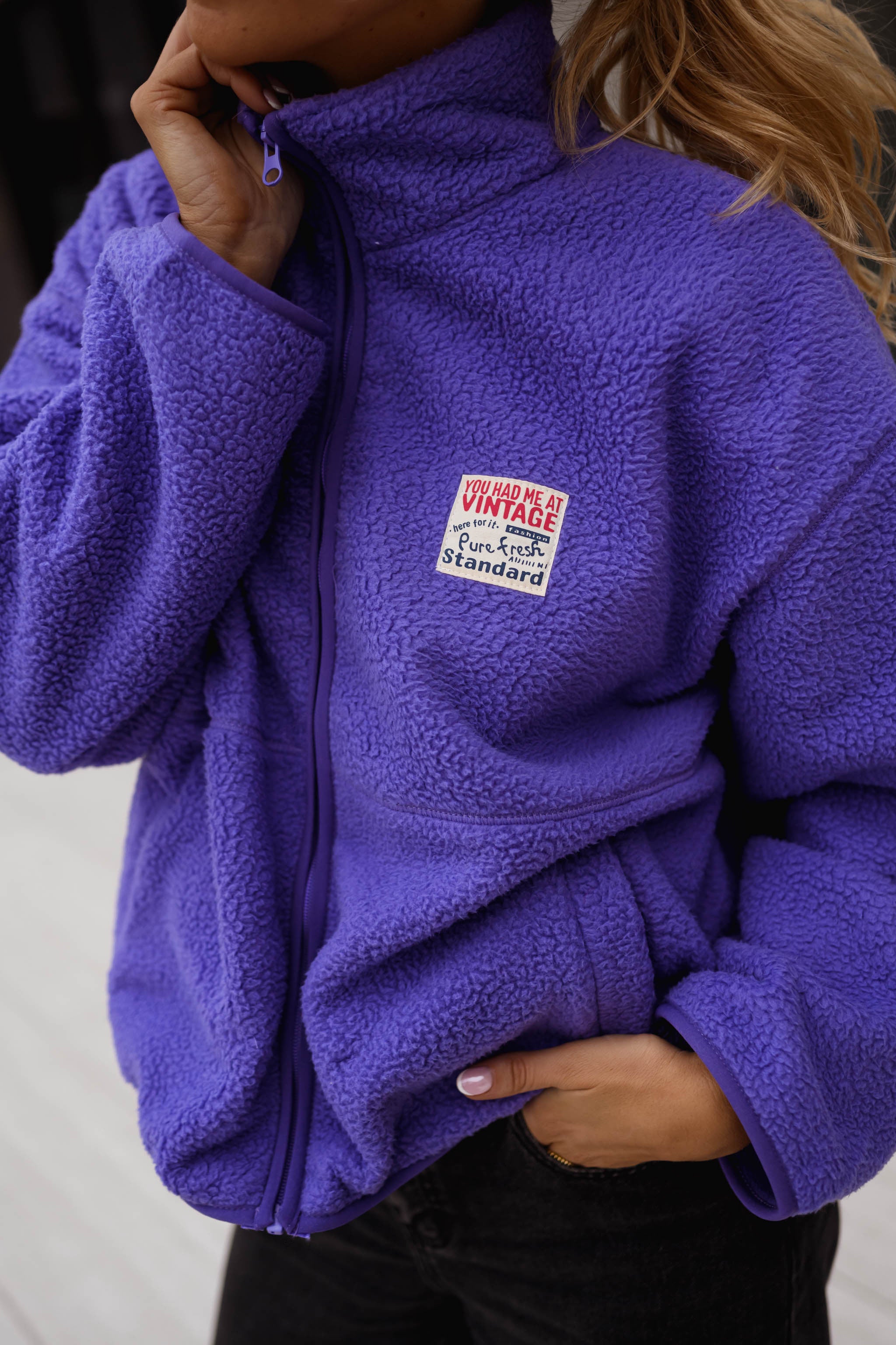 Mauve Sevan Fleece Jacket