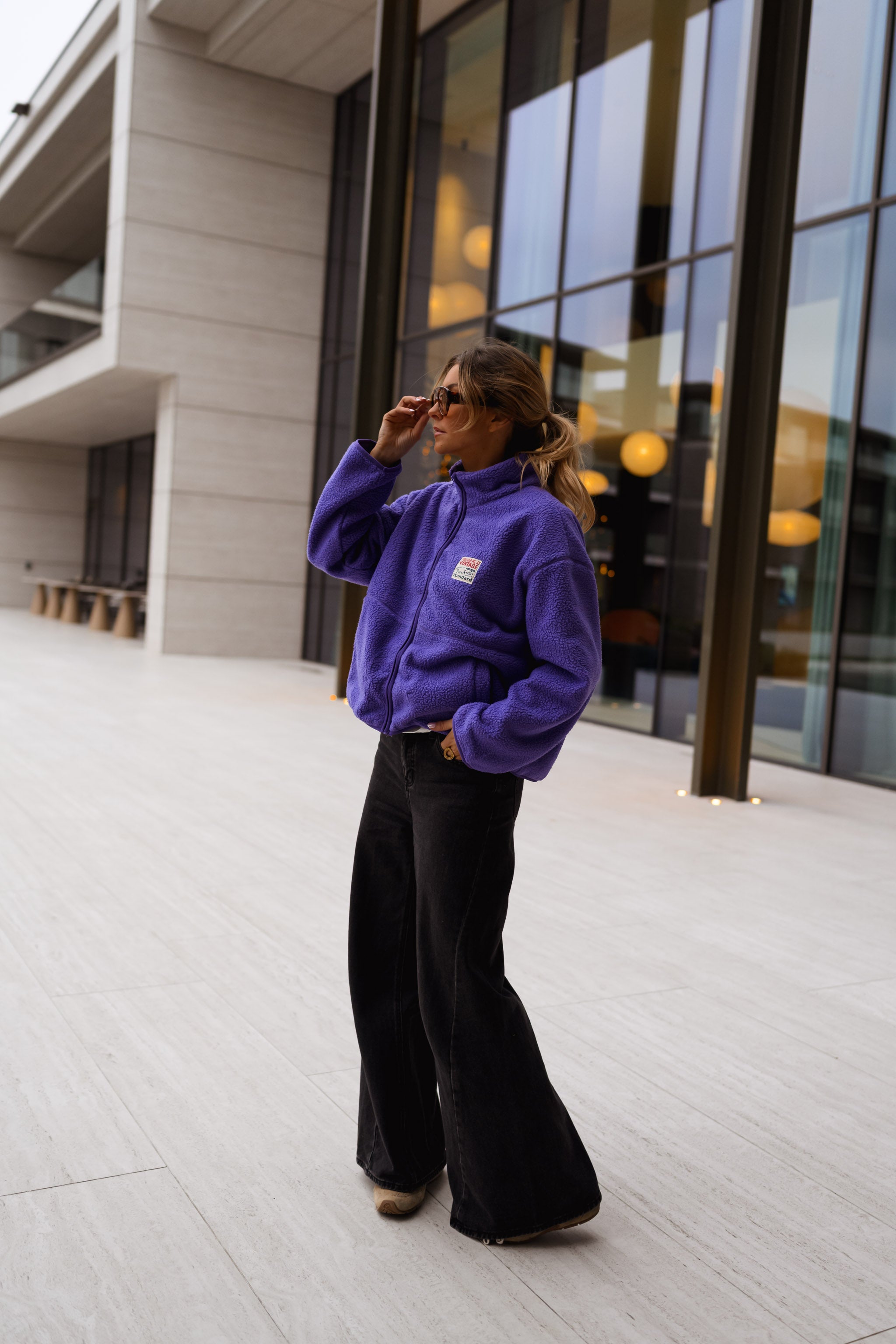 Mauve Sevan Fleece Jacket