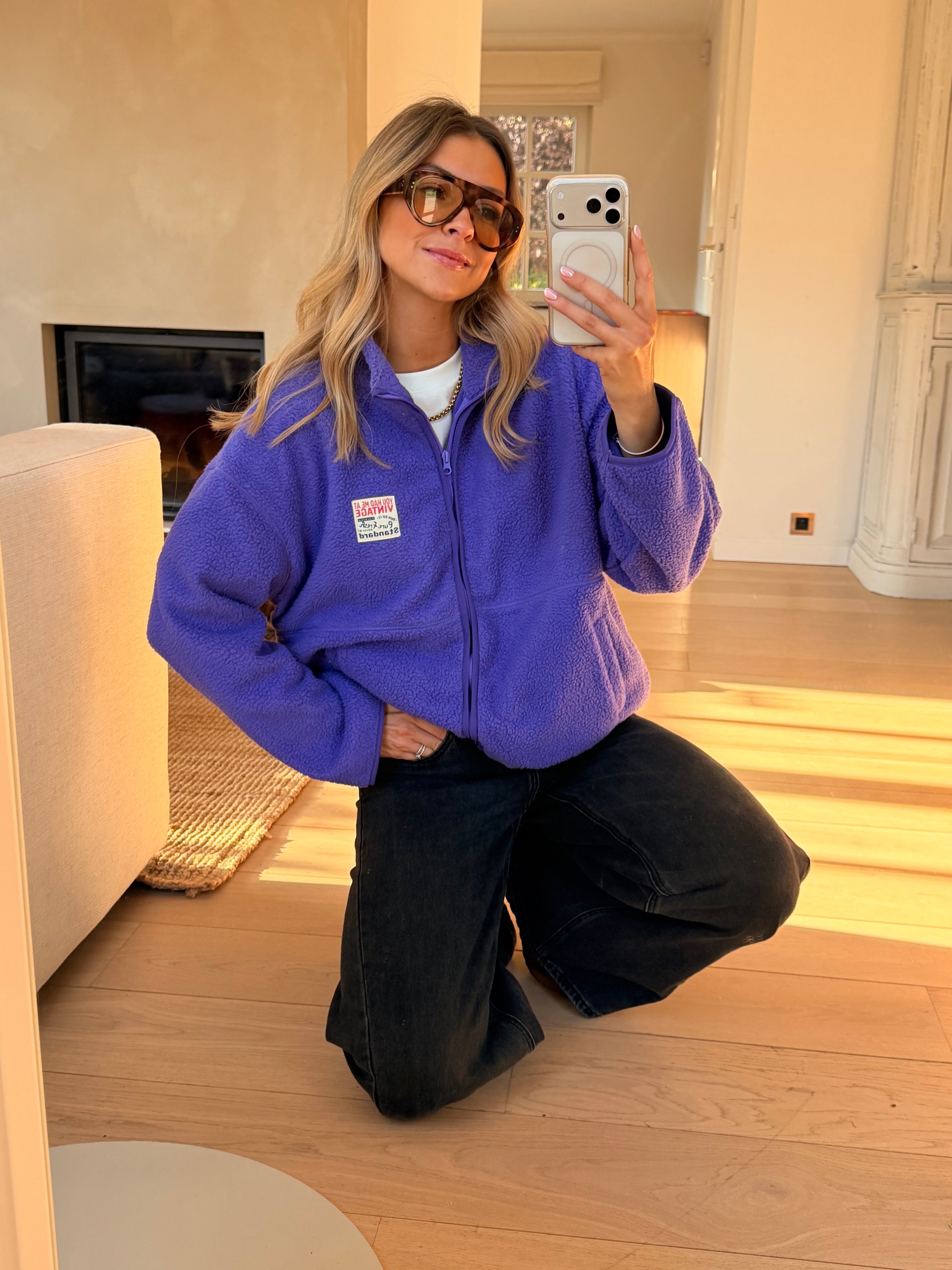 Mauve Sevan Fleece Jacket