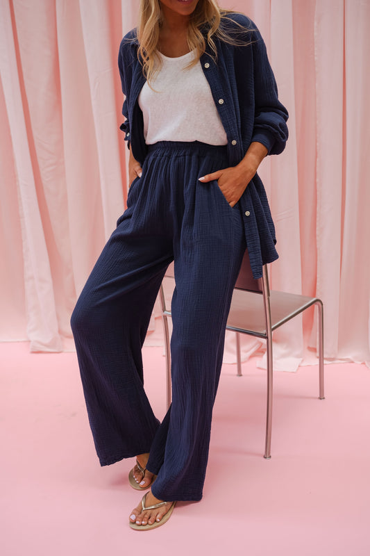 Midnight Blue Milly Pants