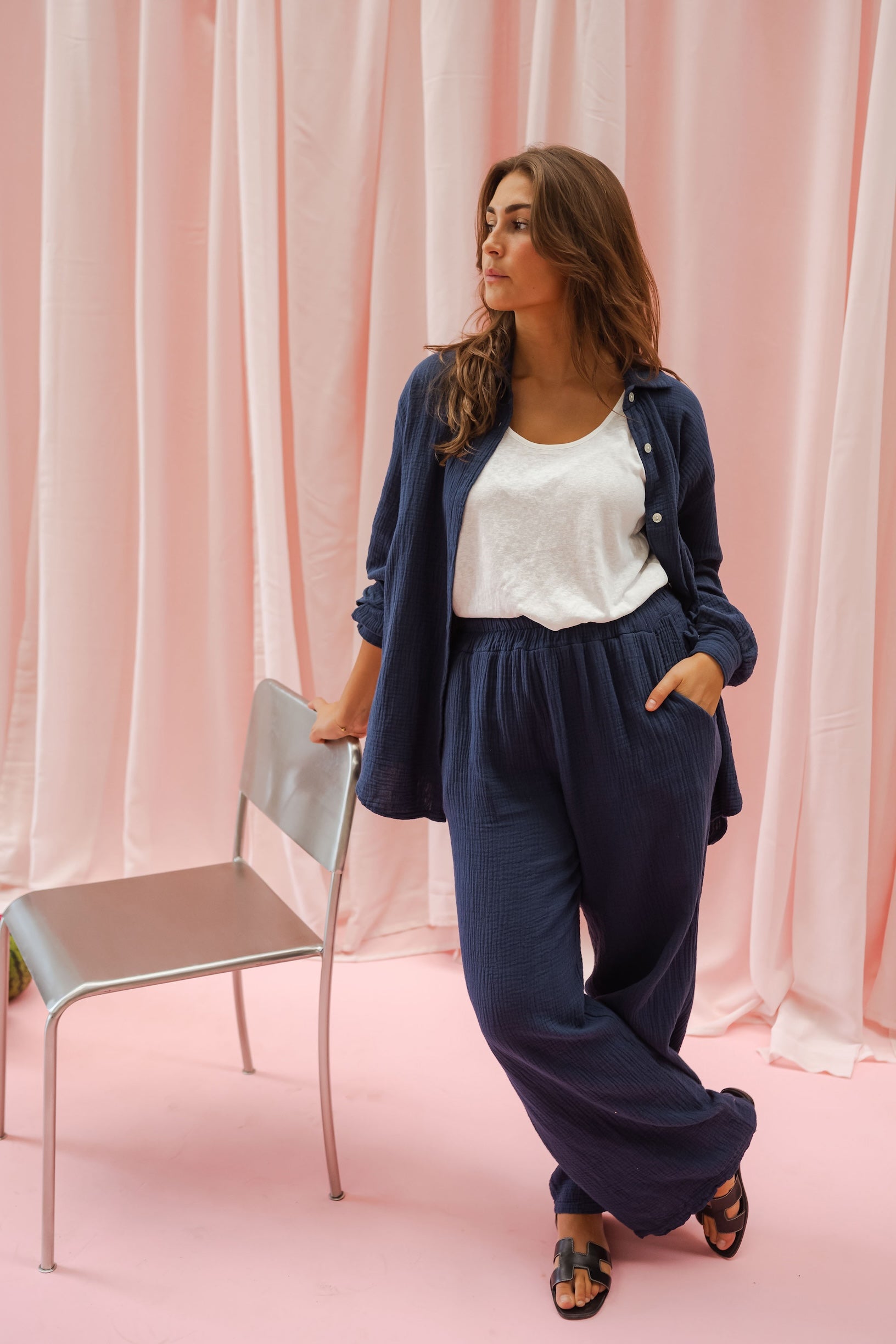 Midnight Blue Milly Pants