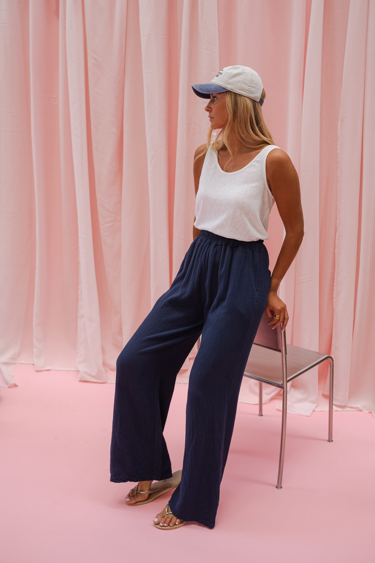 Midnight Blue Milly Pants