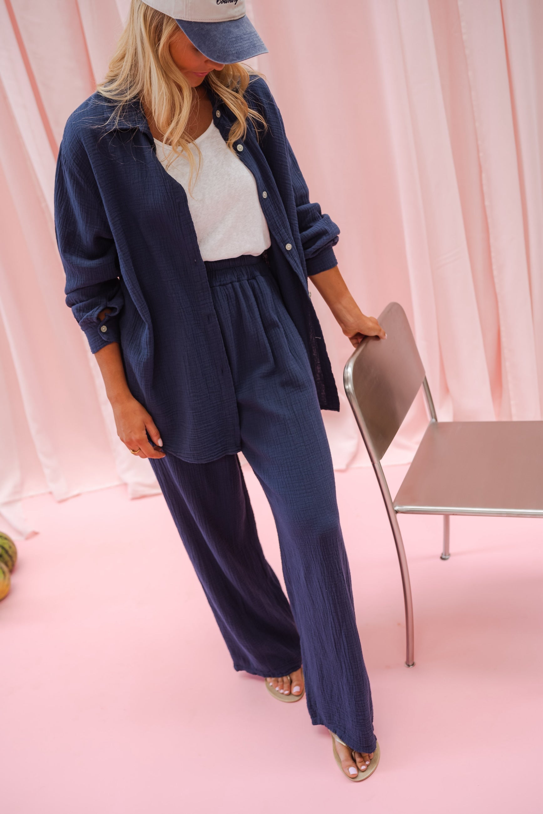 Midnight Blue Milly Pants