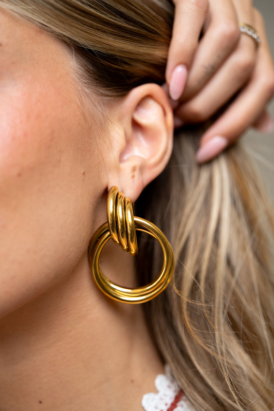 Golden Mora Earrings