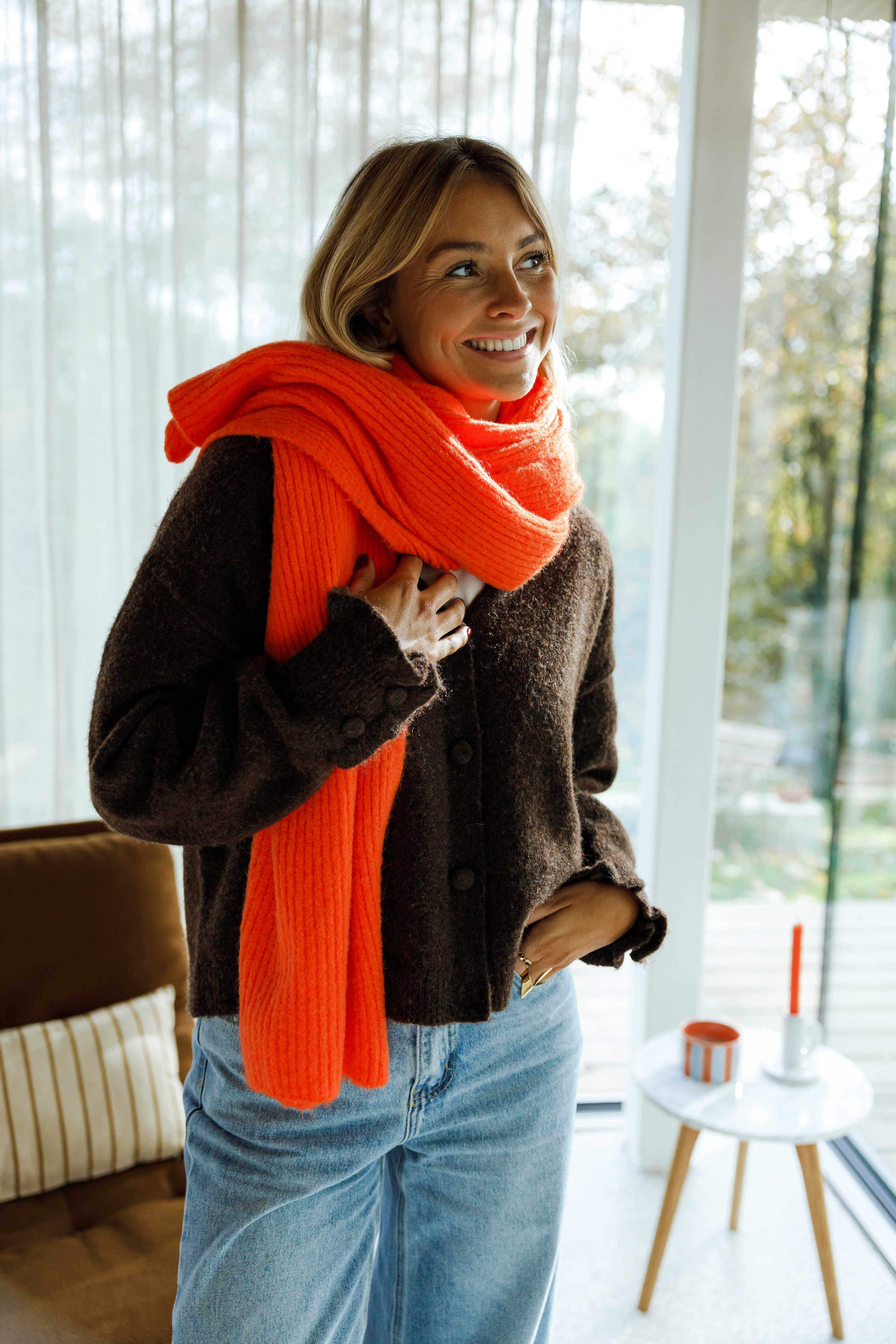 Orange Sera Scarf